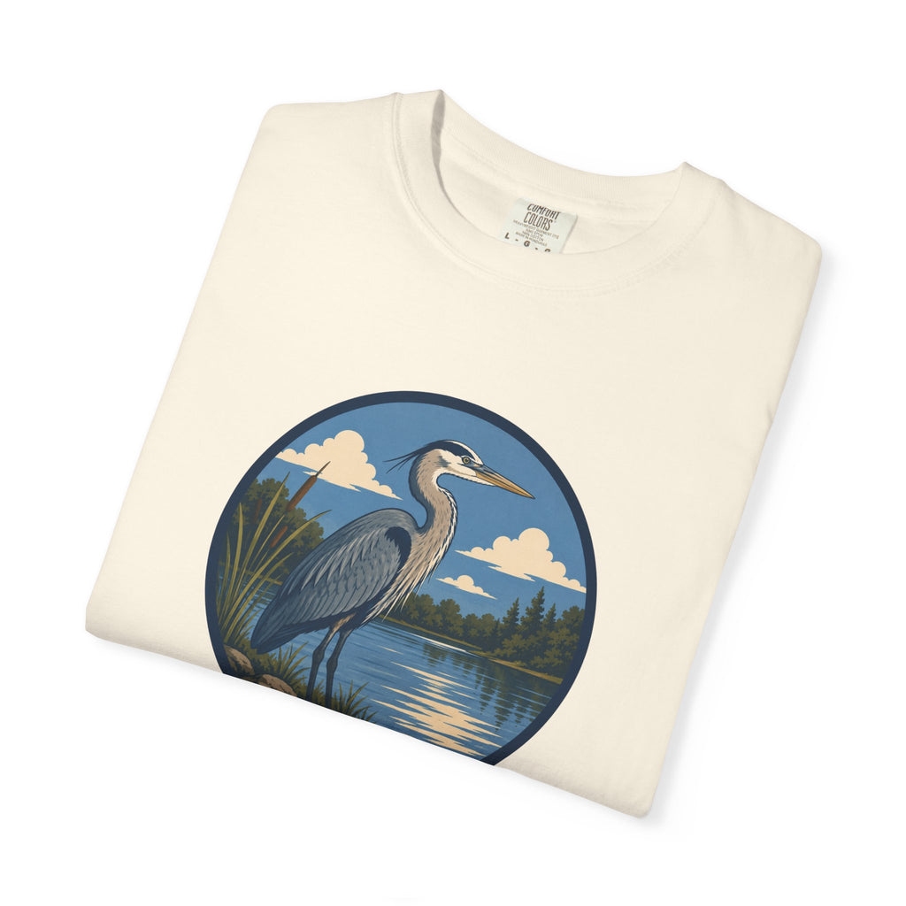 Heron Lake T-Shirt — Scenic Wildlife Nature Tee