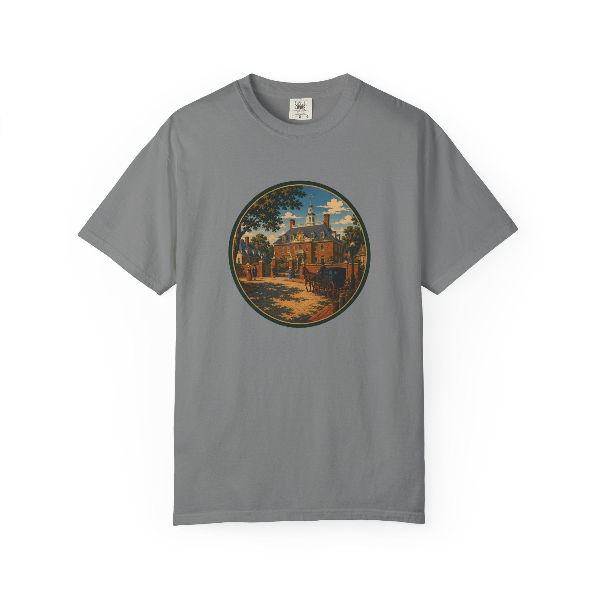 Historic Estate Circle T-Shirt — Colonial Landmark Tee