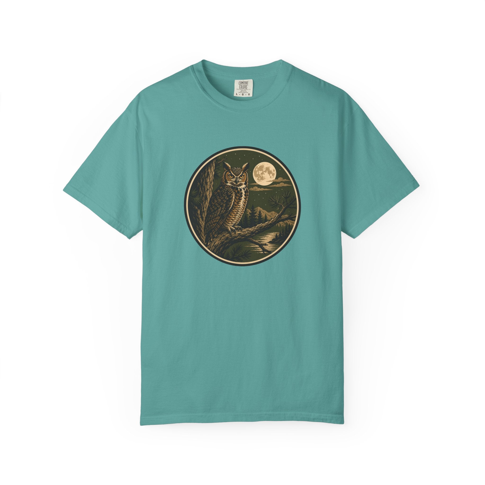 Owl Moon Nightscape T-Shirt