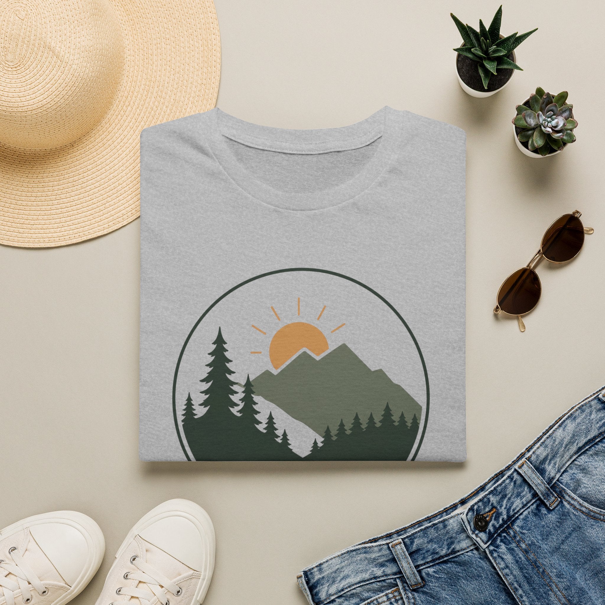 Mountain Sunrise T-Shirt — "Simple Goodness" Nature Graphic Tee