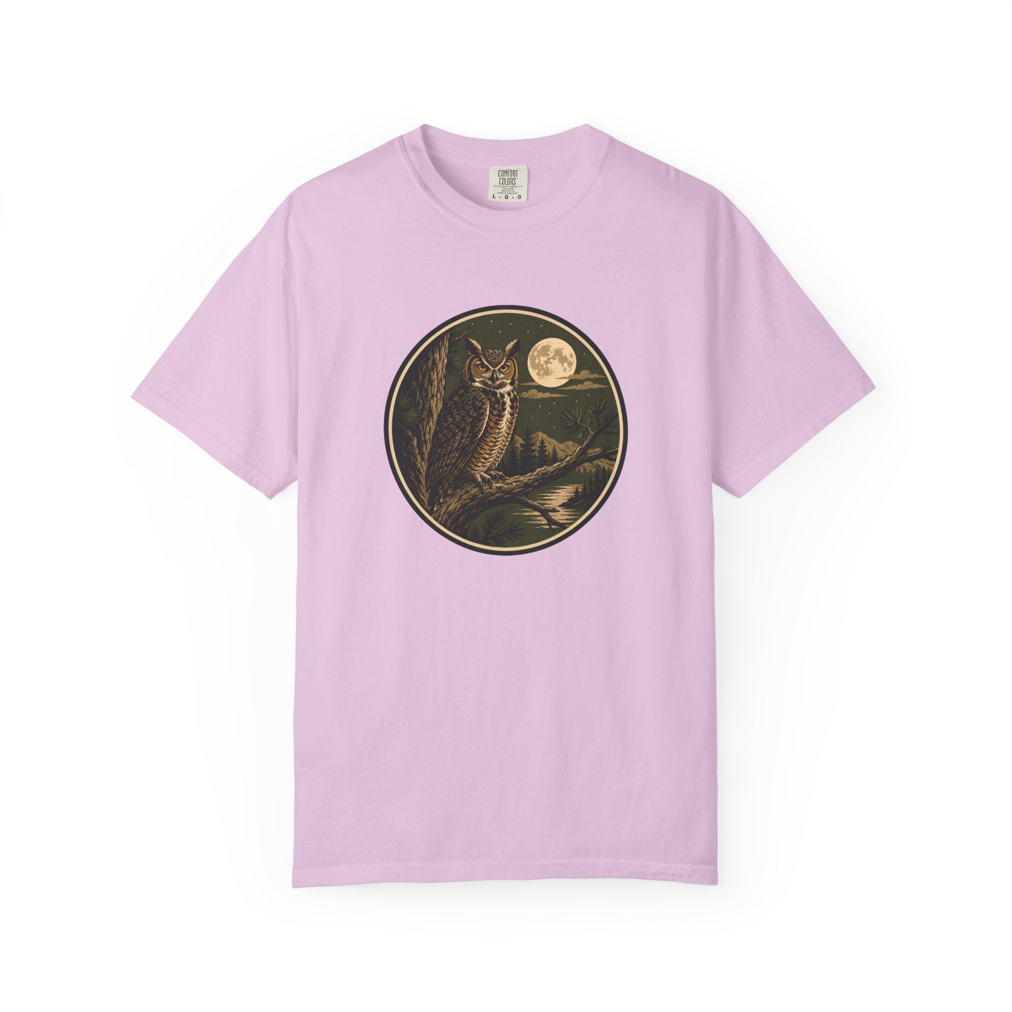 Owl Moon Nightscape T-Shirt