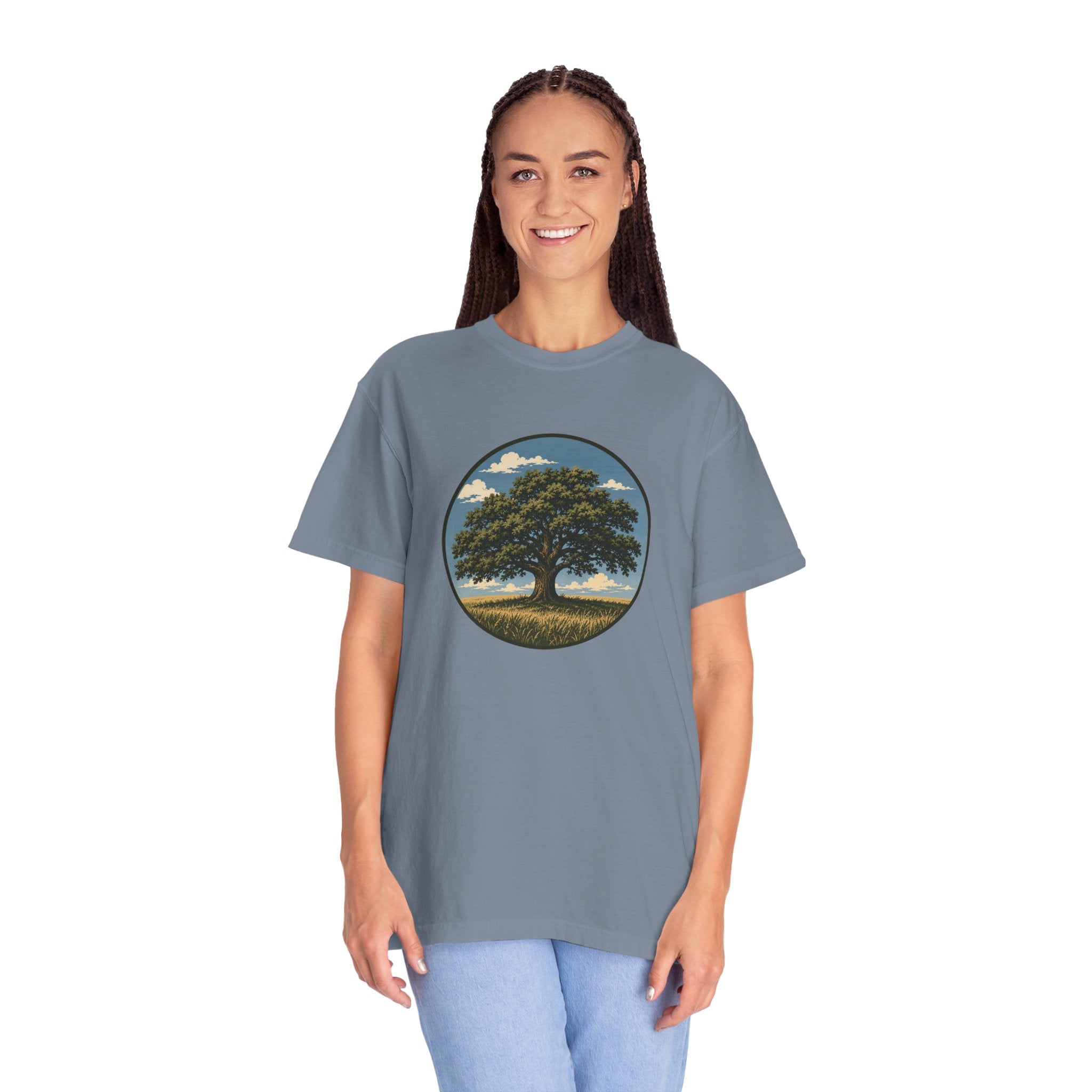 Tree of Life T-Shirt — Vintage Oak Landscape Graphic Tee