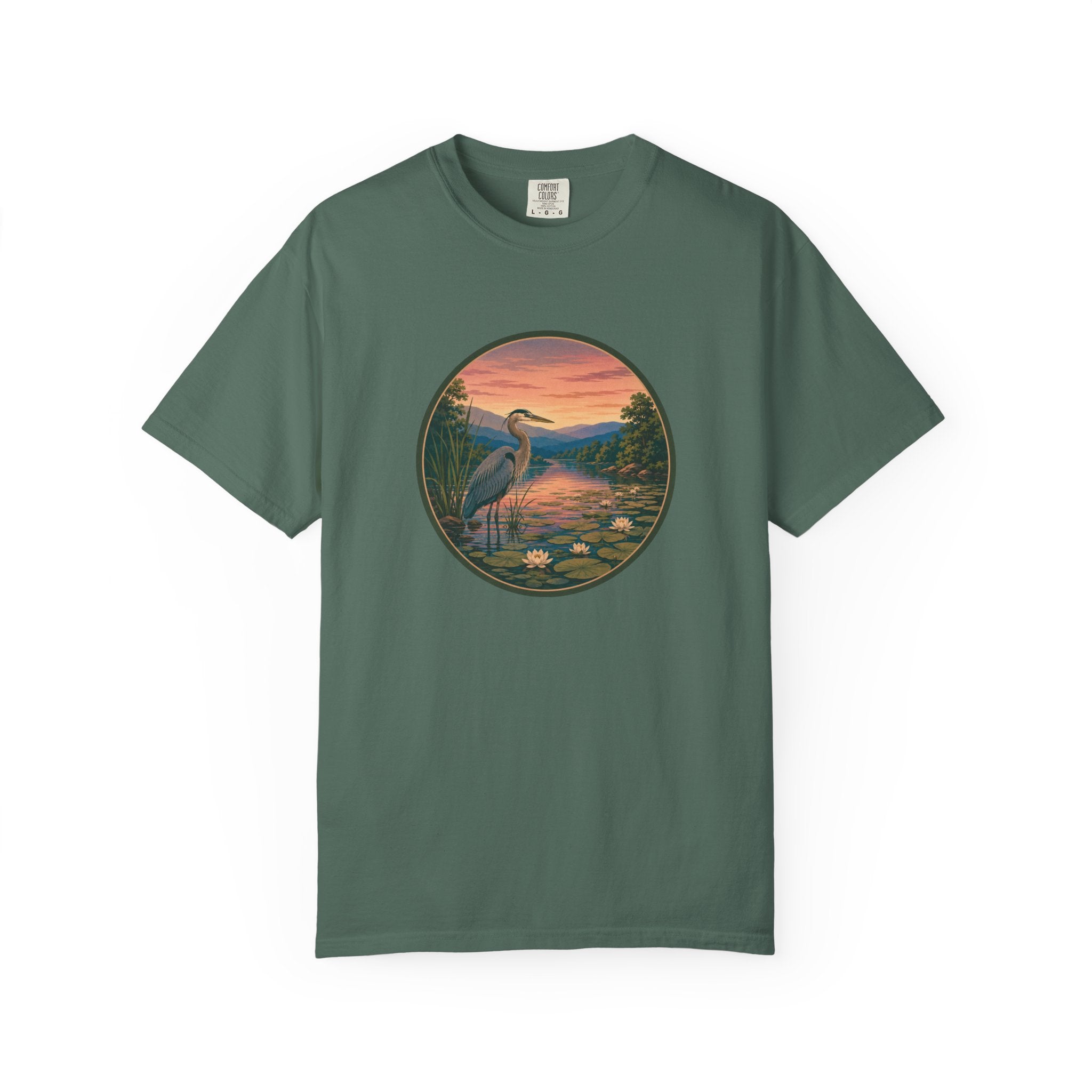 Heron Sunset T-Shirt