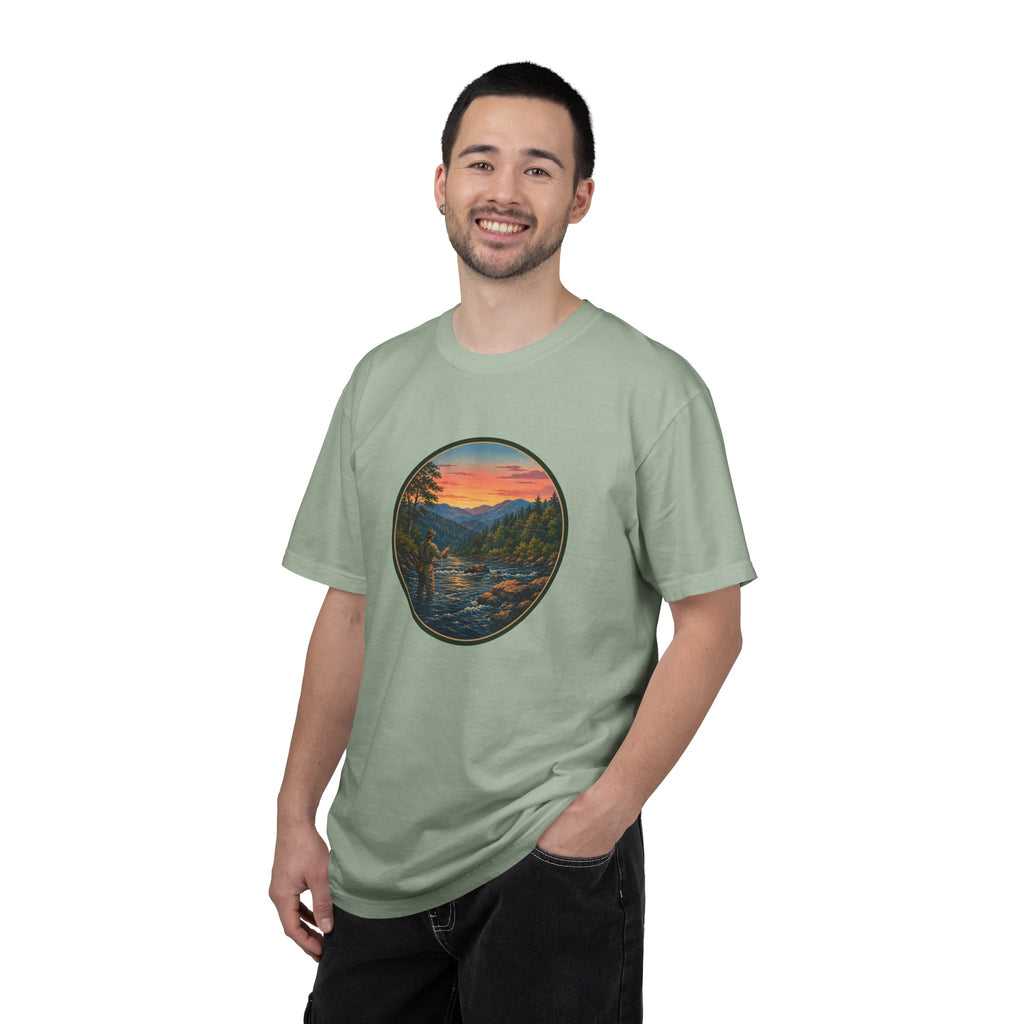 Sunset River Fly Fishing T-Shirt