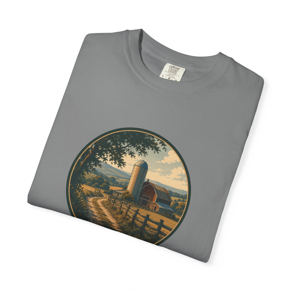 Barn and Farm Country T-Shirt - Vintage Farm Graphic