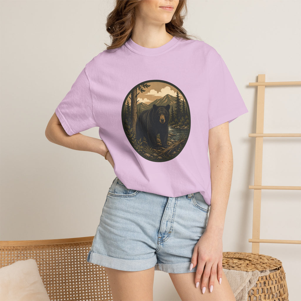 Bear Forest Graphic T-Shirt — Vintage Mountain Wilderness Tee