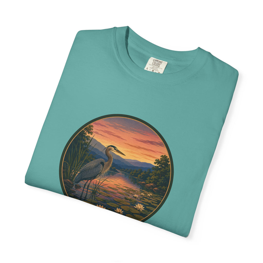 Heron Sunset T-Shirt