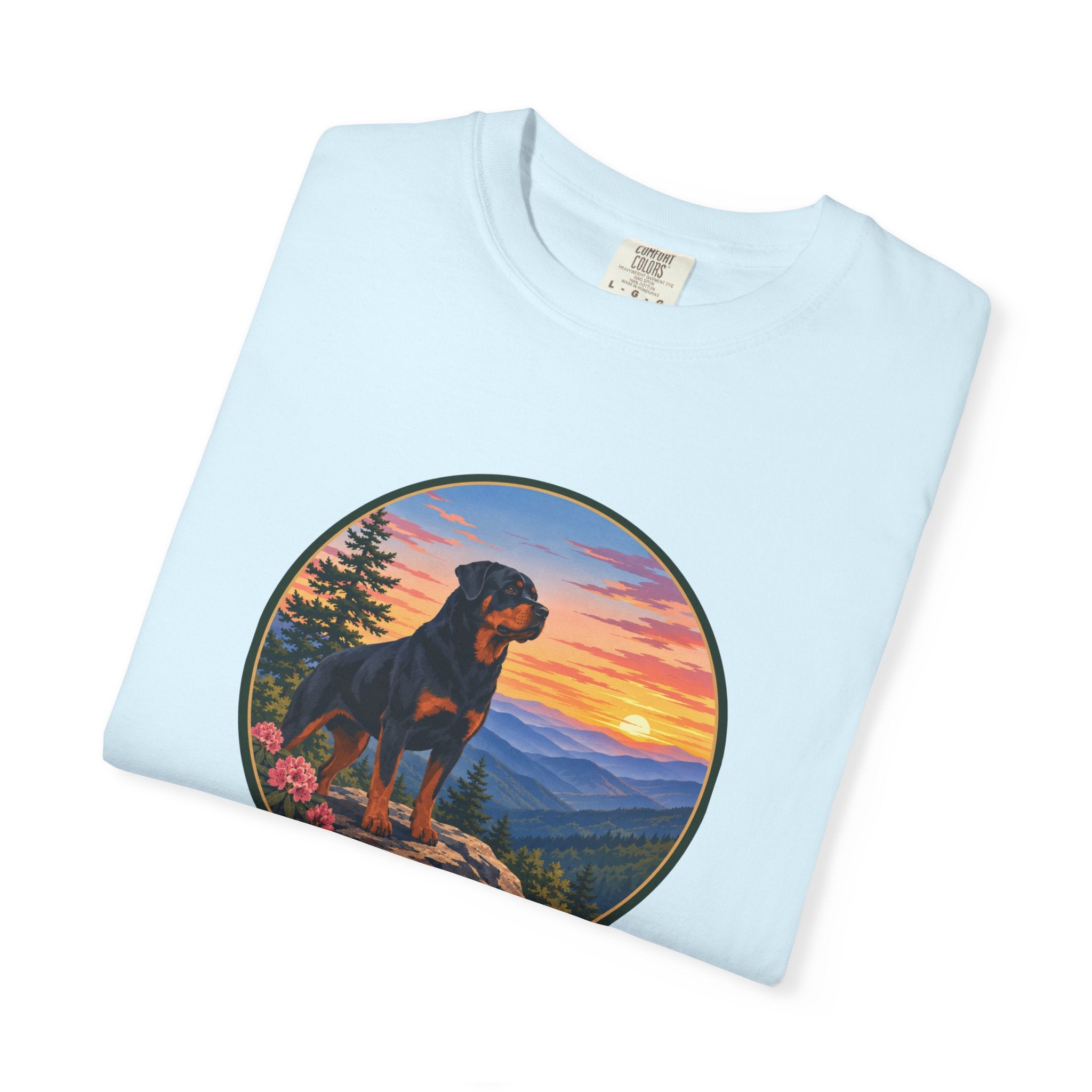 Rottweiler Mountain Sunset T-Shirt