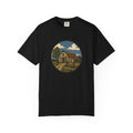 Barn Scene T-Shirt — Rustic Farmhouse Circle Graphic Tee
