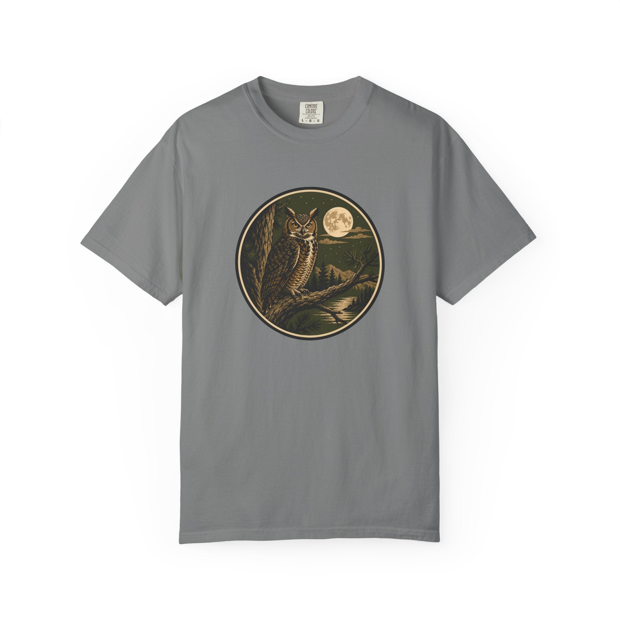 Owl Moon Nightscape T-Shirt