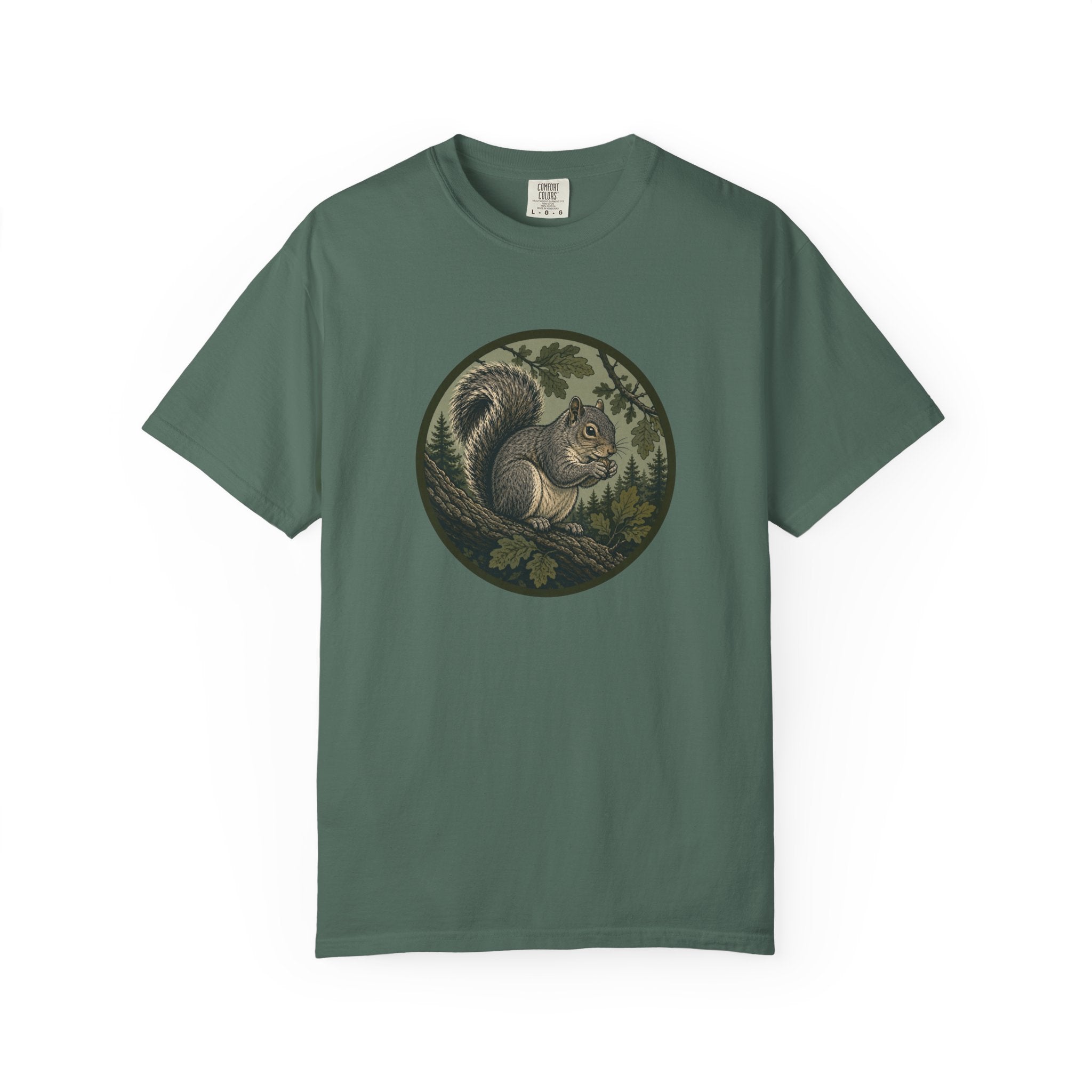 Squirrel Circle Graphic T-Shirt