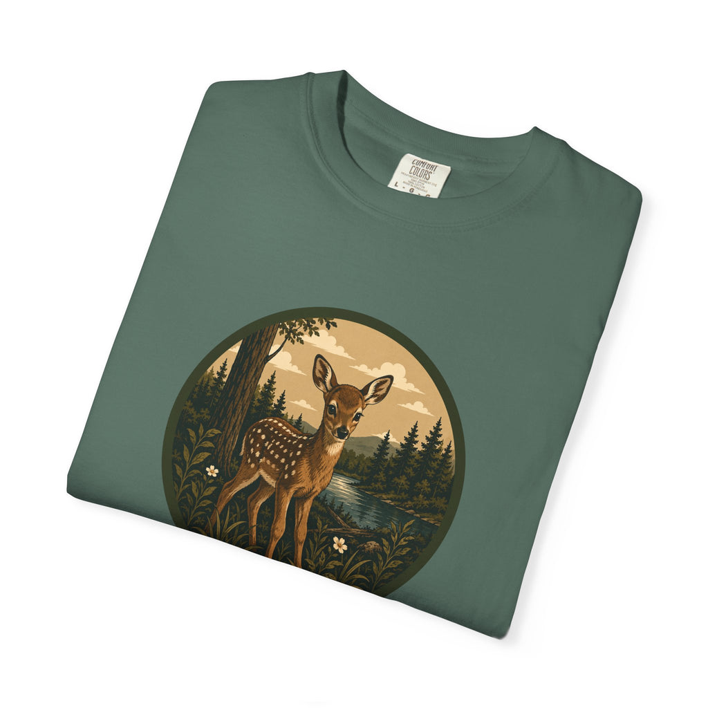 Fawn Forest Tee — Vintage Woodland Deer T-Shirt