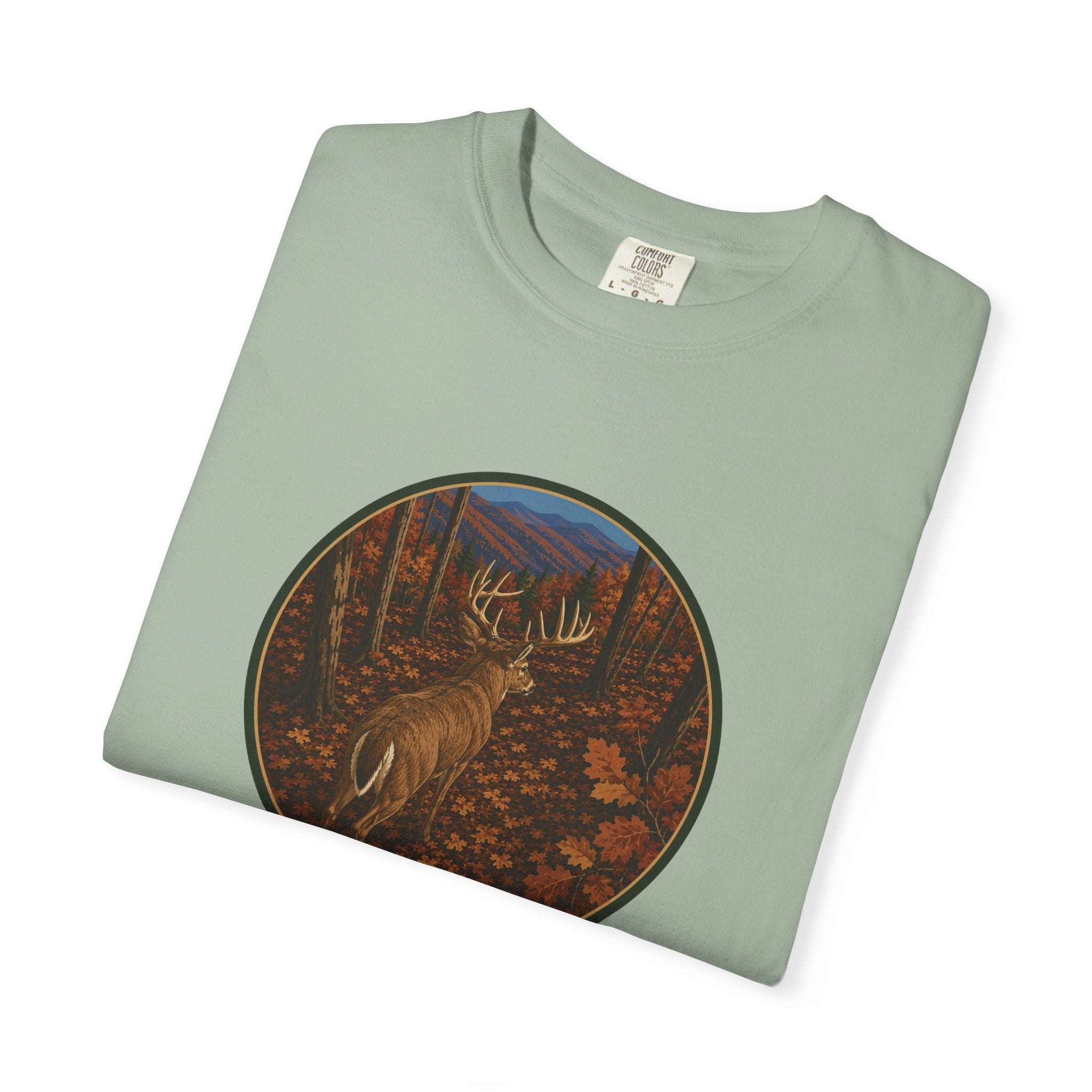 Trophy Whitetail Graphic T-Shirt — Buck in Rut Nature Tee