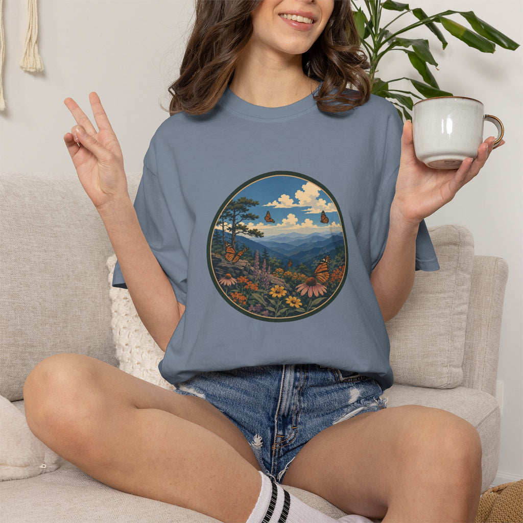 Scenic Butterfly Mountain T-Shirt