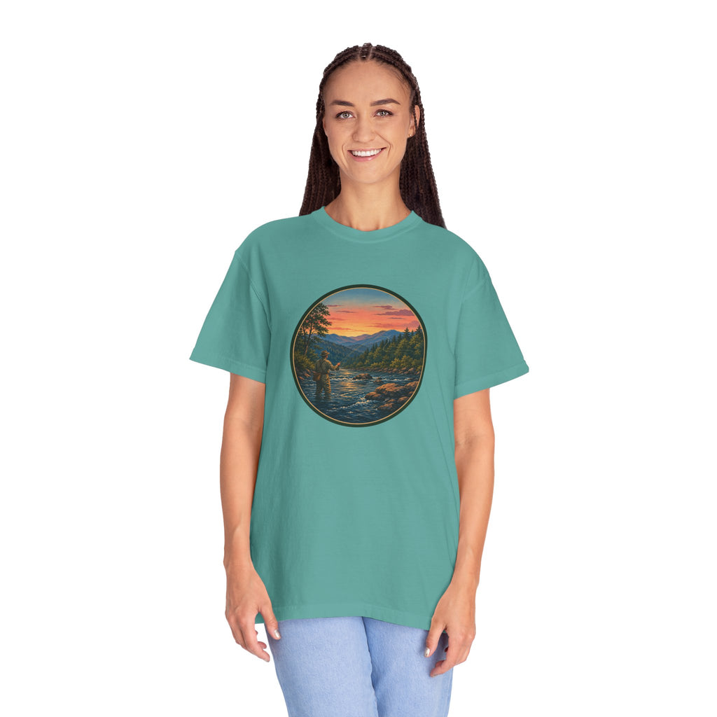 Sunset River Fly Fishing T-Shirt