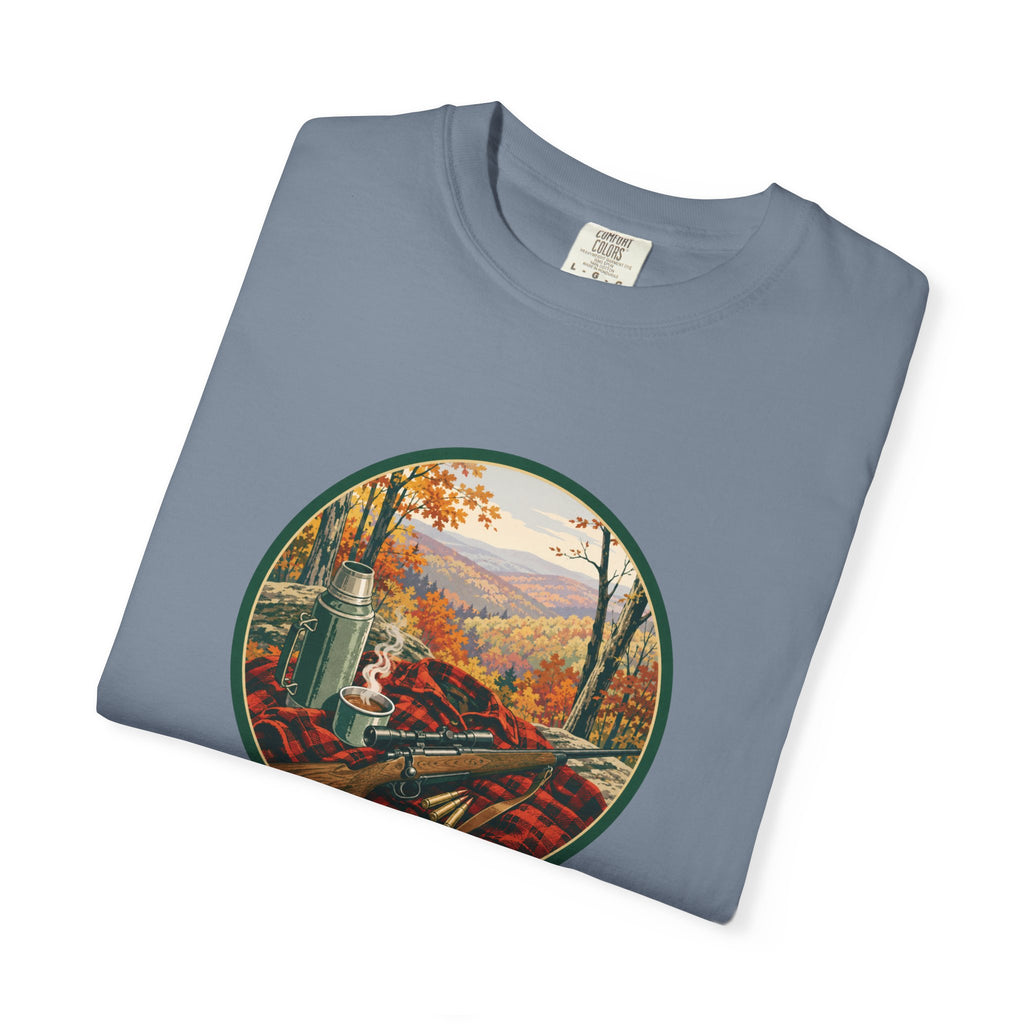Autumn Hunt Scenic T-Shirt — Vintage Mountain Fall Landscape Tee
