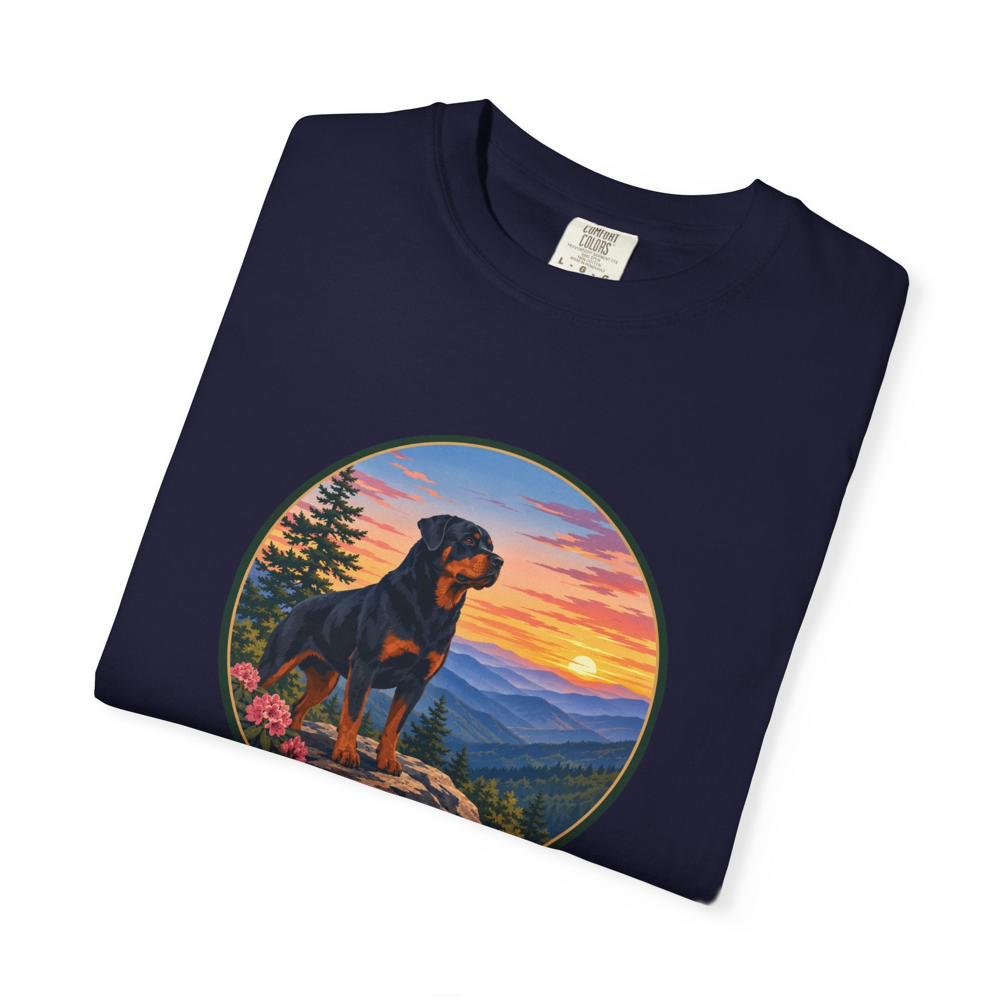 Rottweiler Mountain Sunset T-Shirt