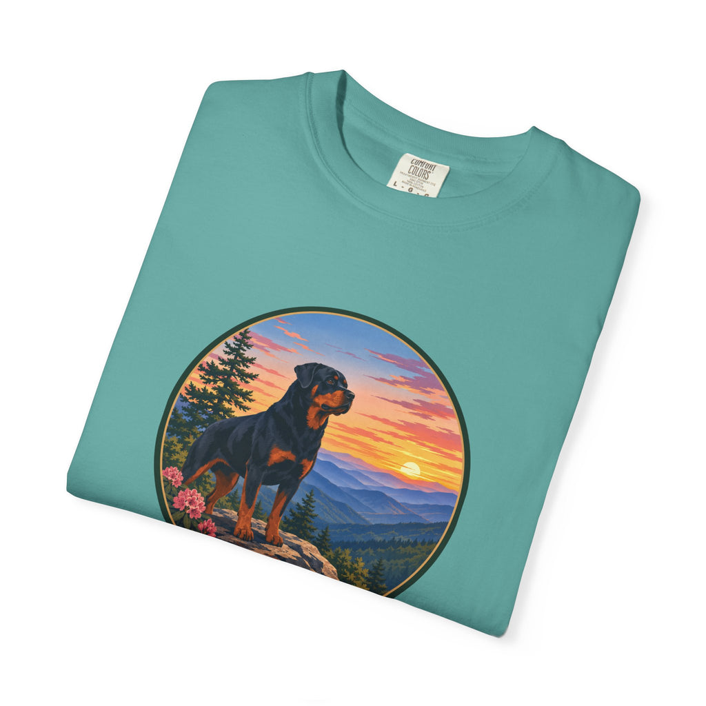 Rottweiler Mountain Sunset T-Shirt