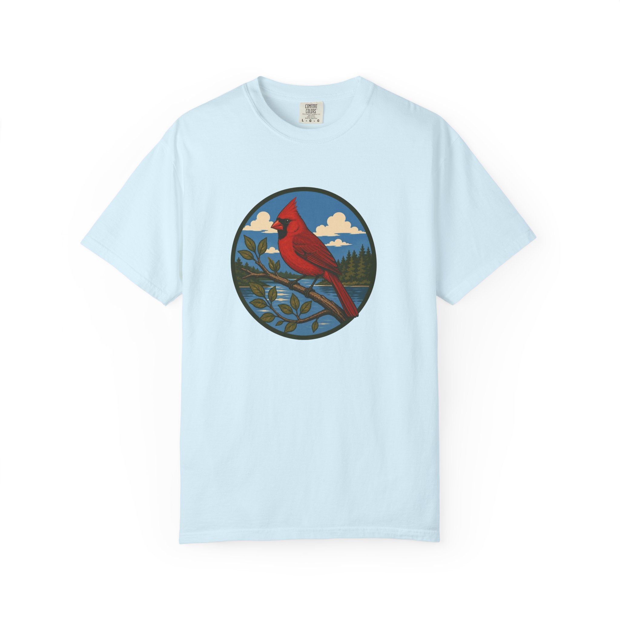 Cardinal Nature T-Shirt — Red Cardinal Bird Graphic Tee