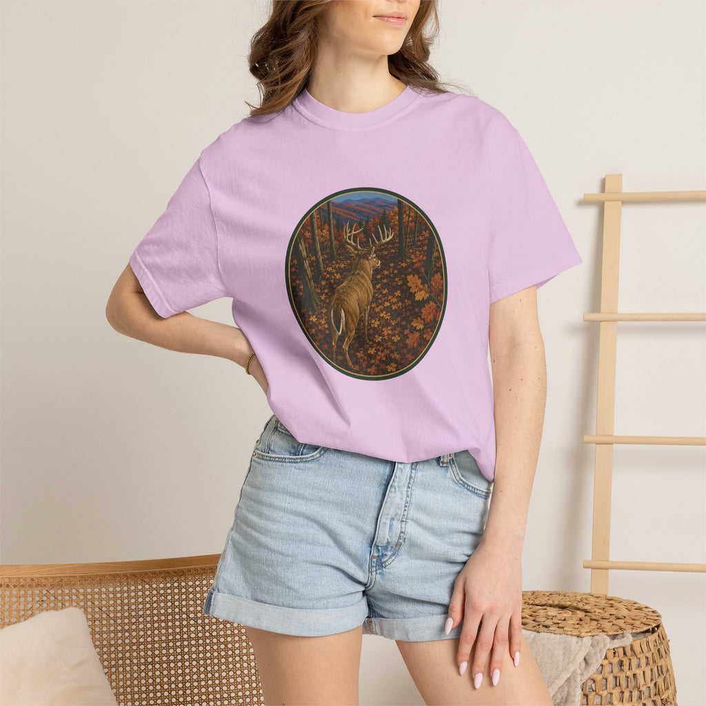Trophy Whitetail Graphic T-Shirt — Buck in Rut Nature Tee