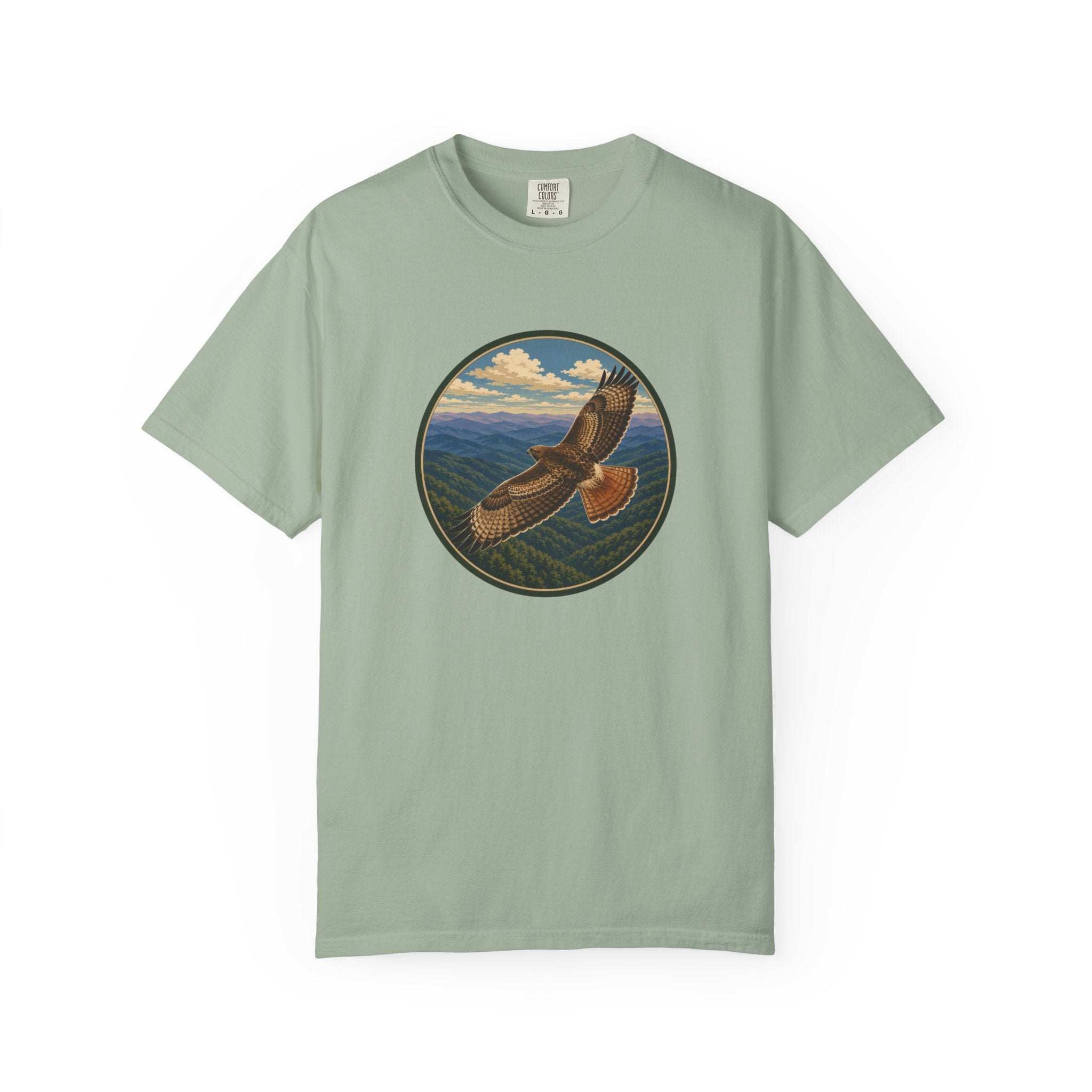 Soaring Hawk T-Shirt — Mountain Flight Graphic Tee