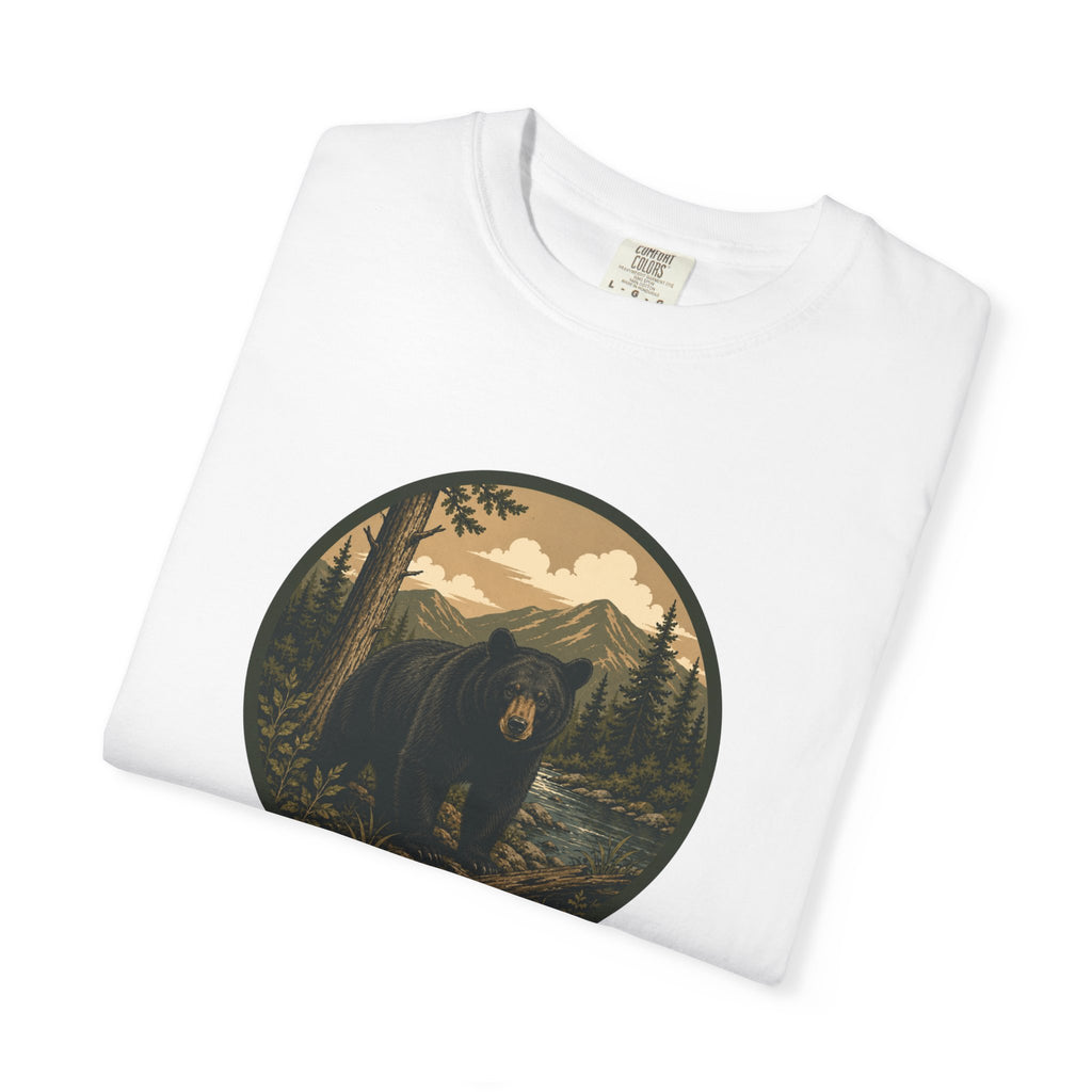 Bear Forest Graphic T-Shirt — Vintage Mountain Wilderness Tee