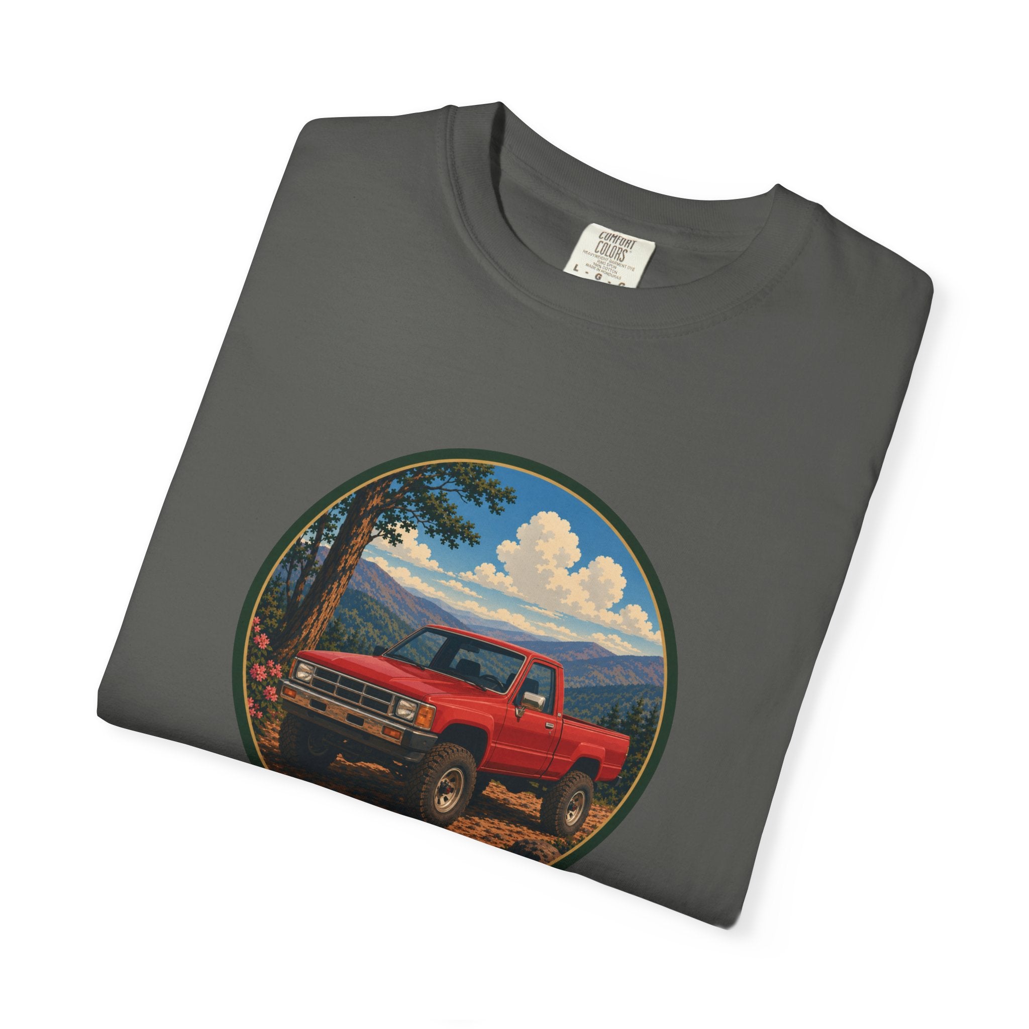 Adventure Truck T-Shirt — Vintage Red 4x4 Off-Road Graphic Tee