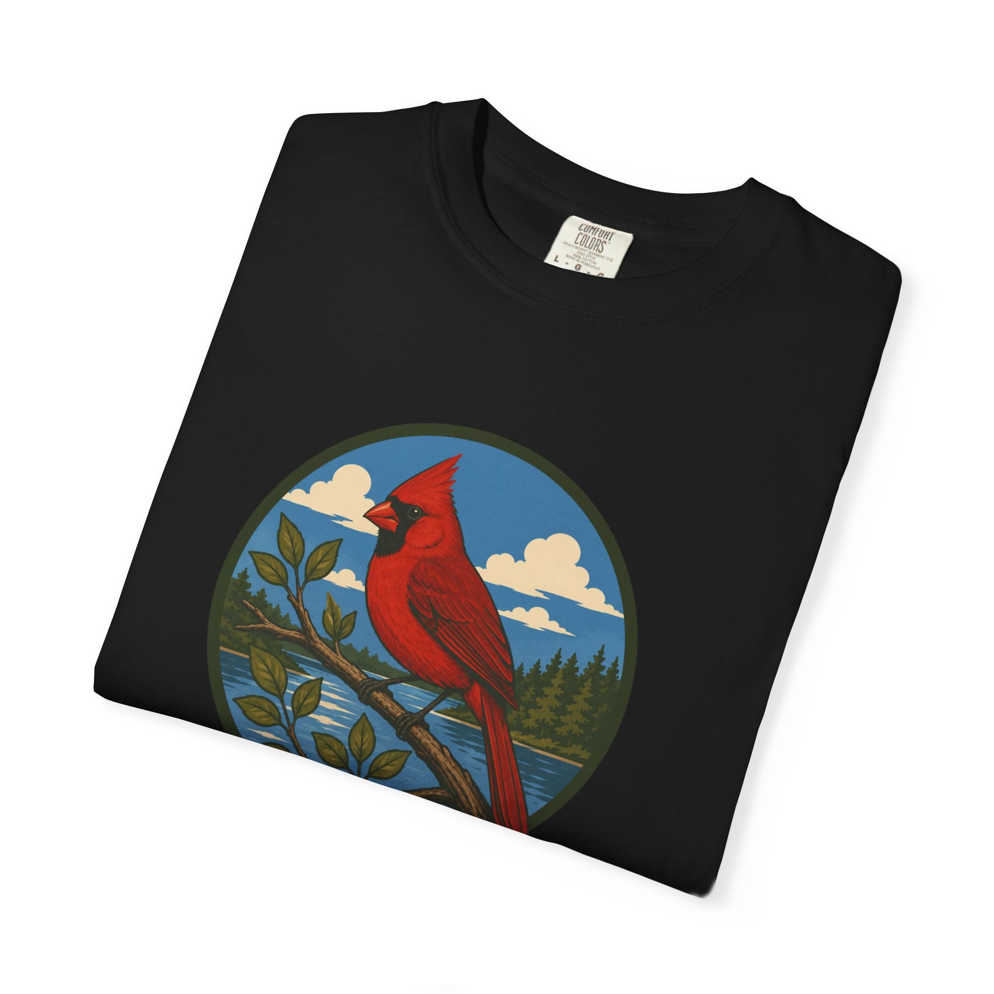 Cardinal Nature T-Shirt — Red Cardinal Bird Graphic Tee