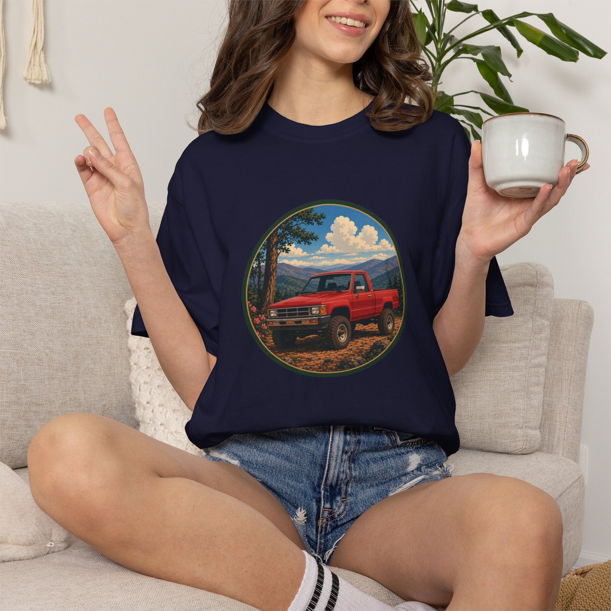 Adventure Truck T-Shirt — Vintage Red 4x4 Off-Road Graphic Tee