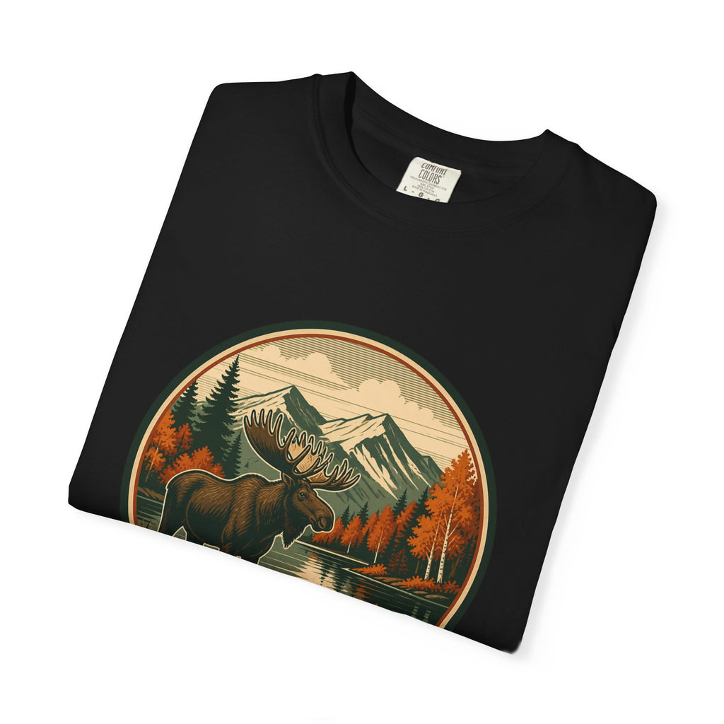 Moose Mountain Scenic T‑Shirt — Vintage Wilderness Camp Tee