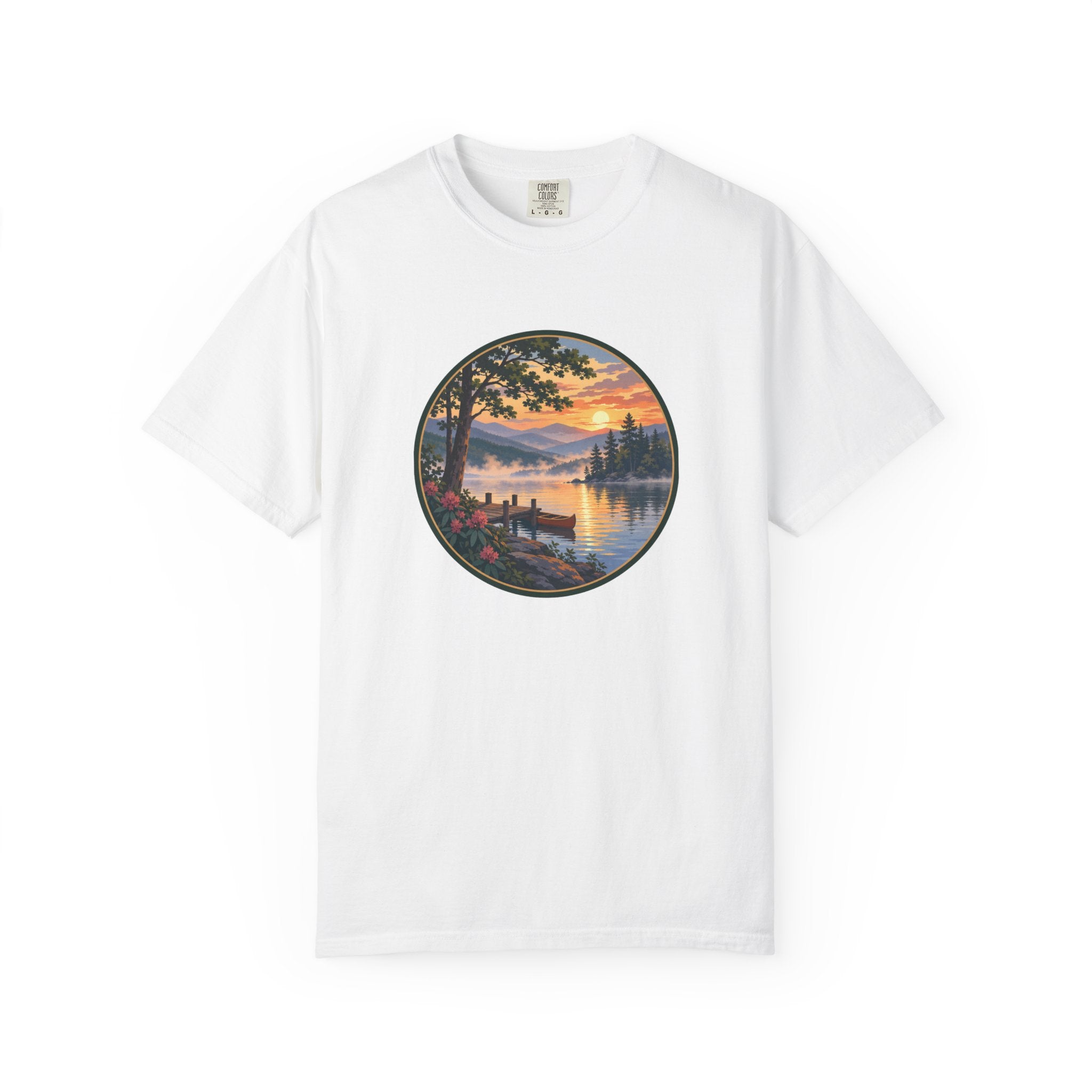 Scenic Lake Sunrise T-Shirt