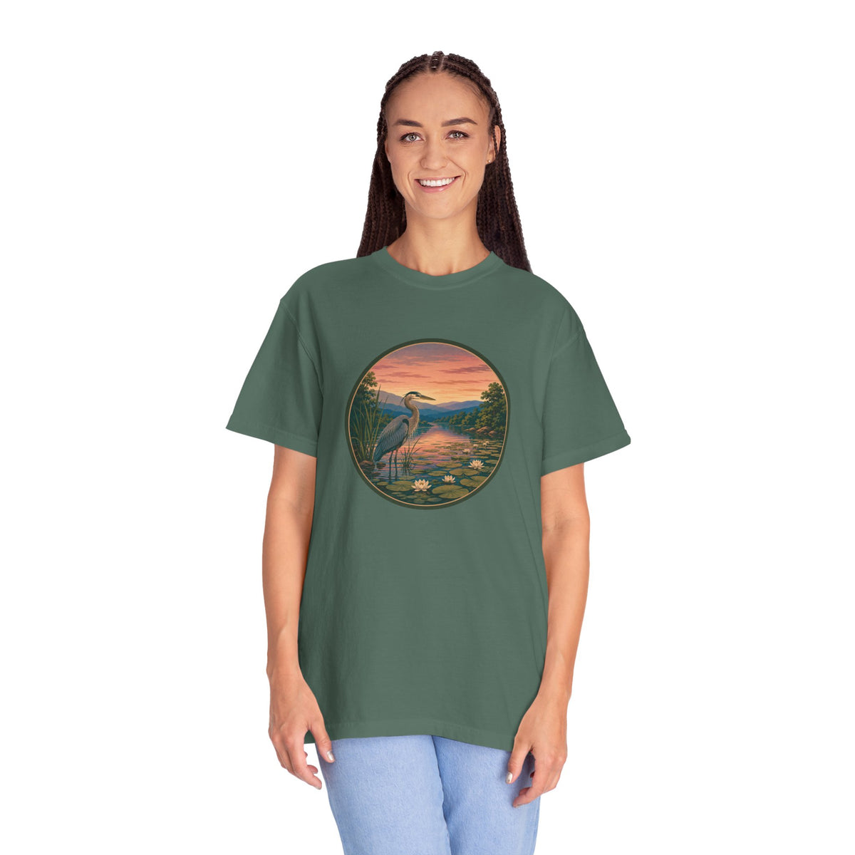 Heron Sunset T-Shirt