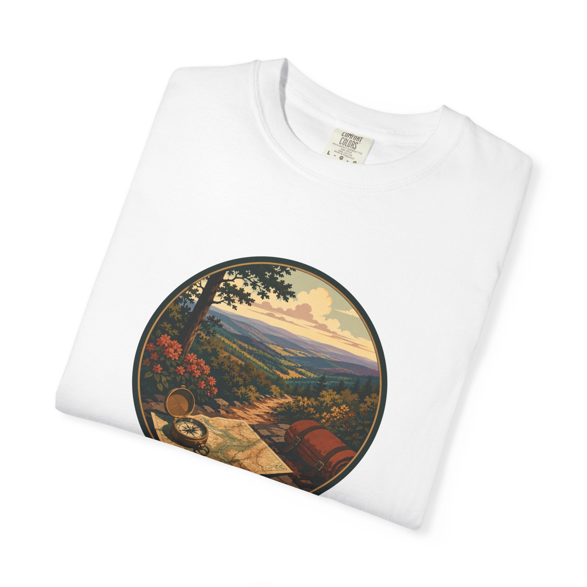 Backpacking Trail Tee - Scenic Mountain Vista T-Shirt