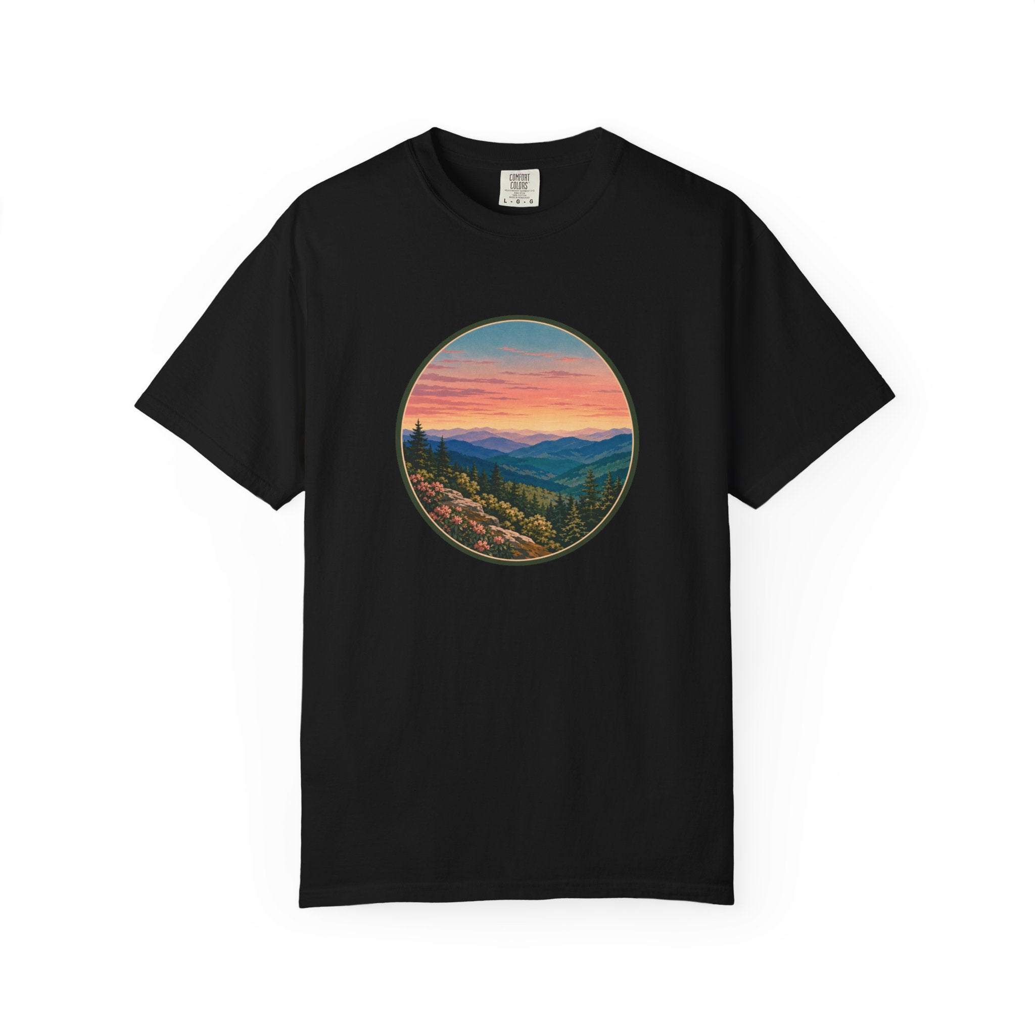 Sunset Mountain Landscape T-Shirt