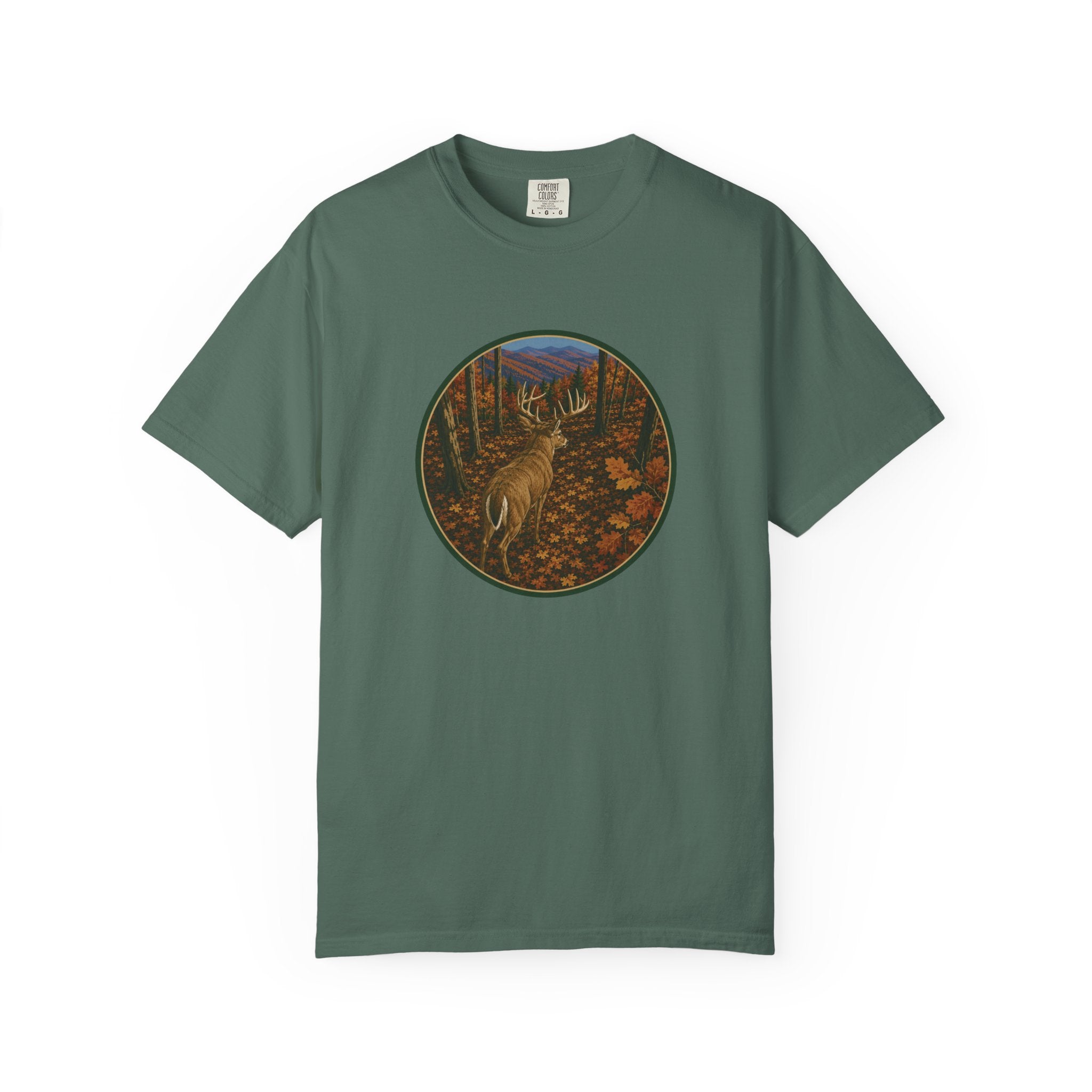 Trophy Whitetail Graphic T-Shirt — Buck in Rut Nature Tee
