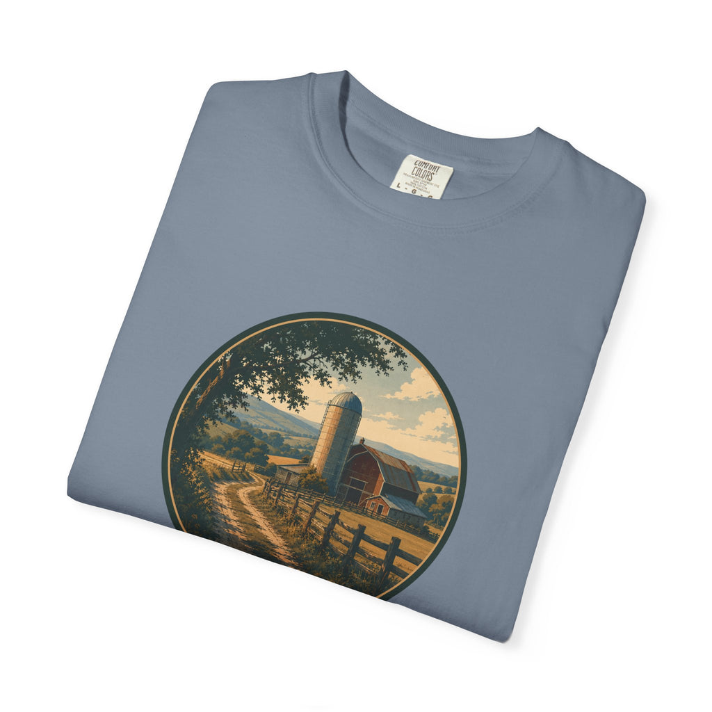 Barn and Farm Country T-Shirt - Vintage Farm Graphic
