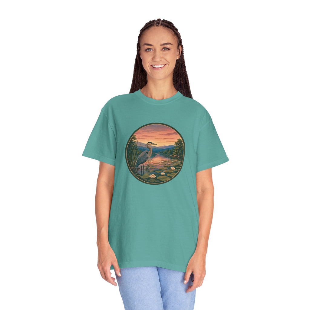 Heron Sunset T-Shirt