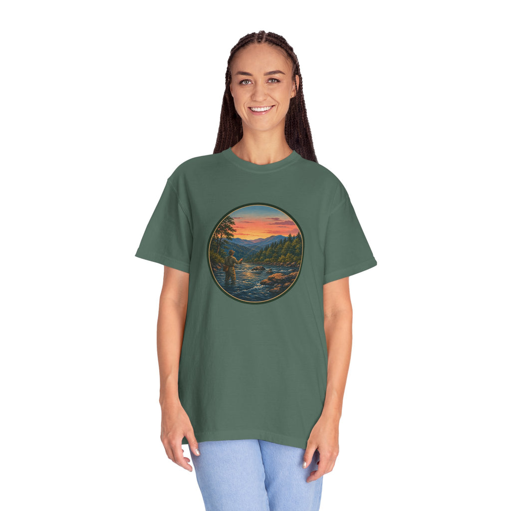 Sunset River Fly Fishing T-Shirt
