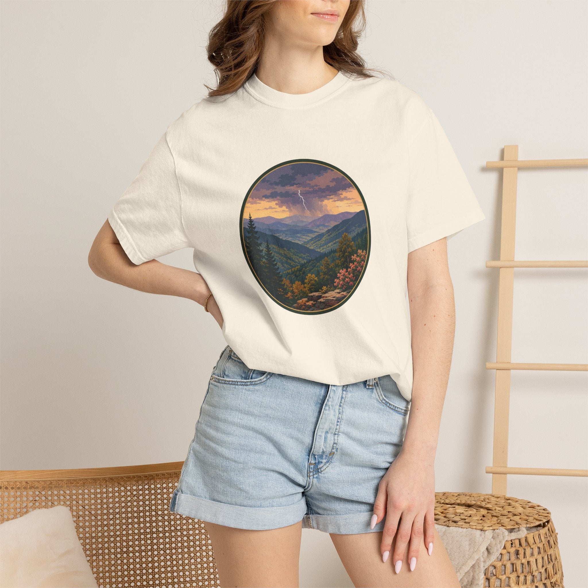 Scenic Blue Ridge Mountain Thunderstorm T-Shirt