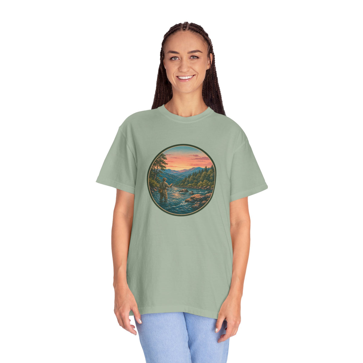 Sunset River Fly Fishing T-Shirt