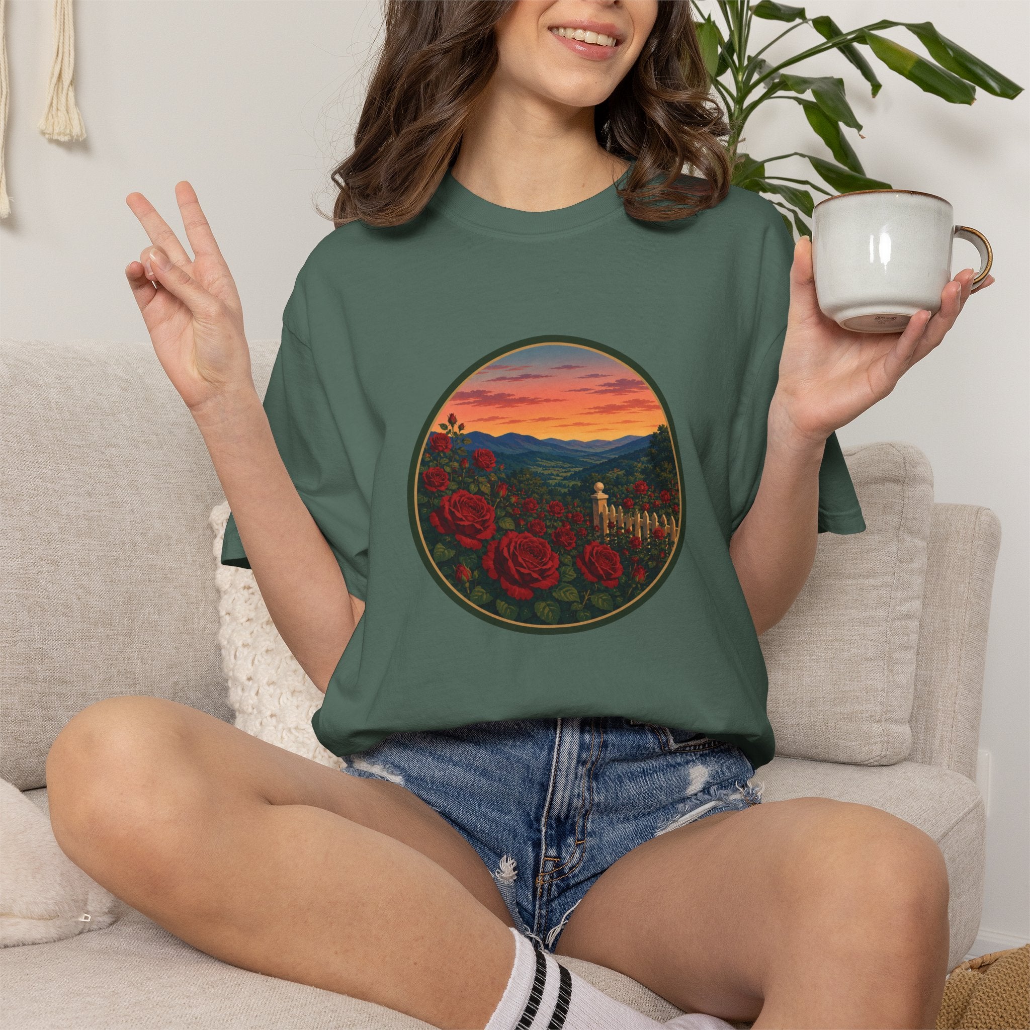 Scenic Rose Sunset T-Shirt