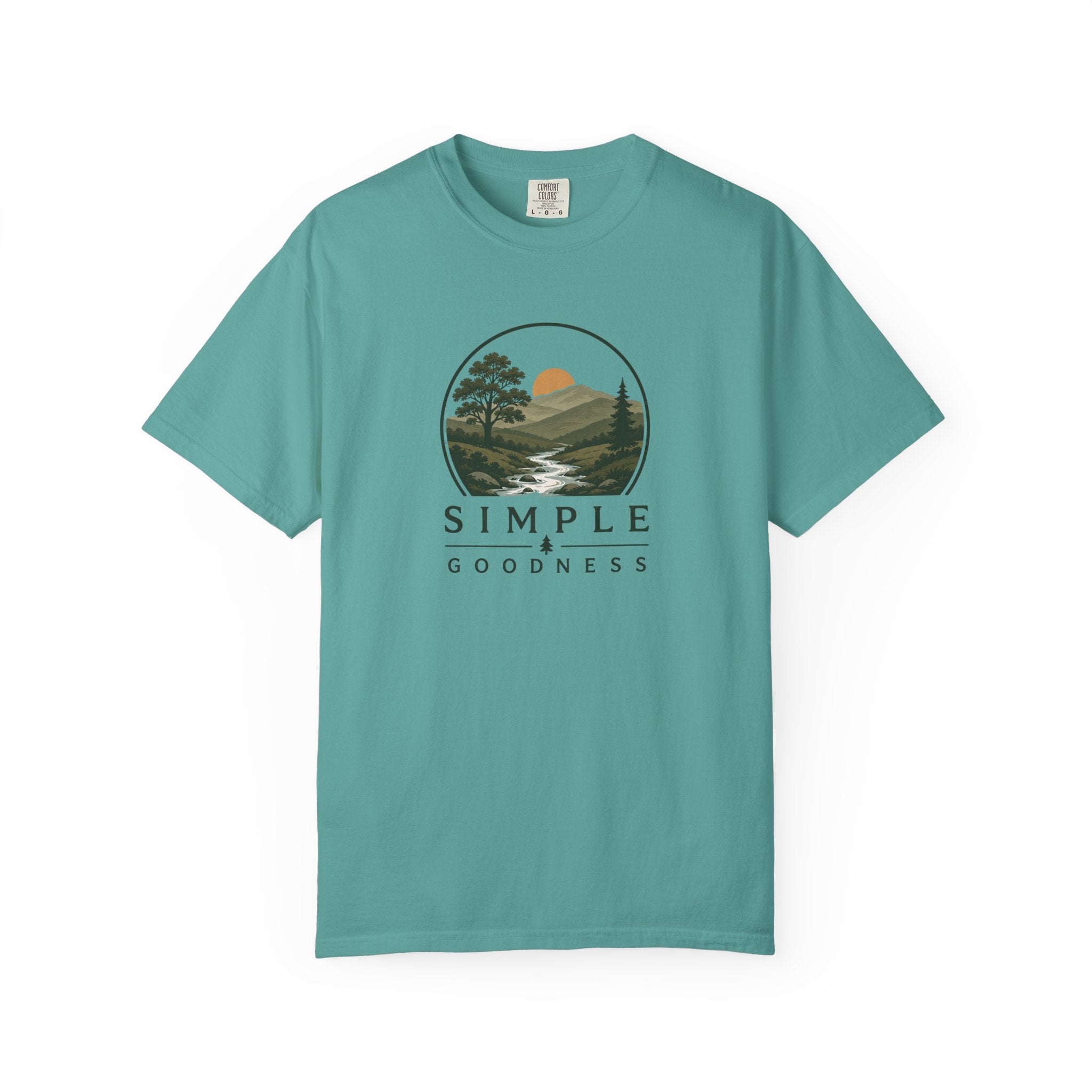 Simple Goodness Logo T-Shirt — Nature Landscape Graphic Tee