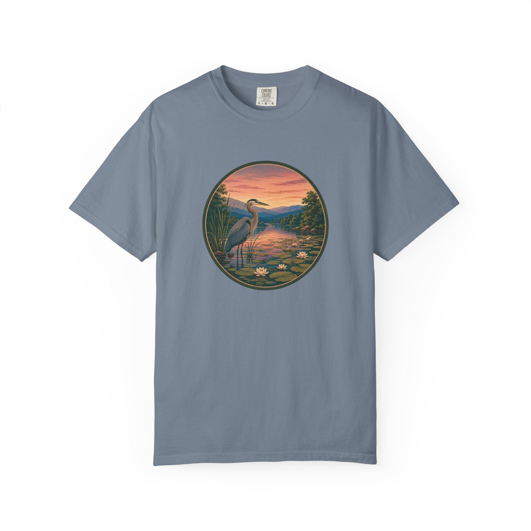 Heron Sunset T-Shirt