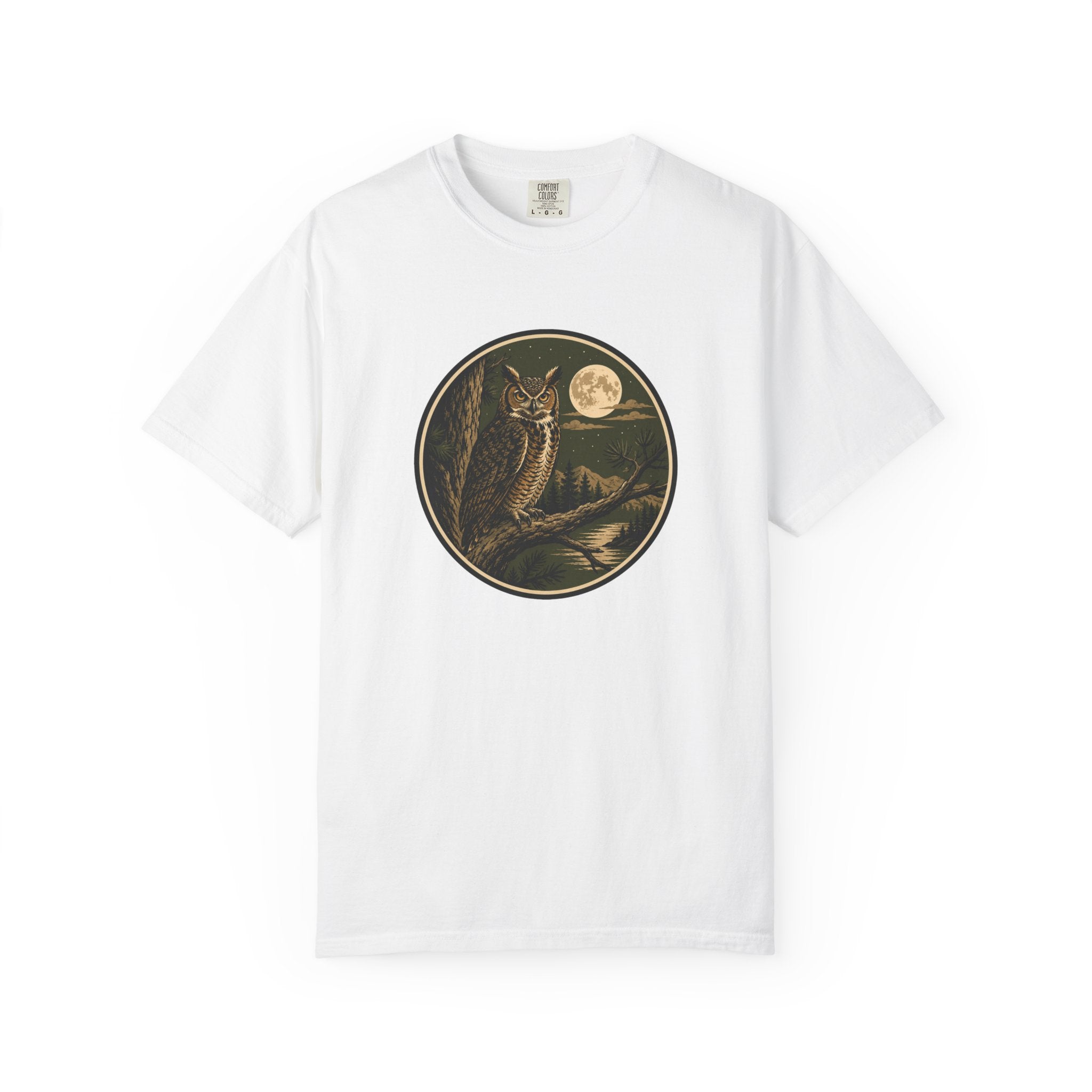 Owl Moon Nightscape T-Shirt