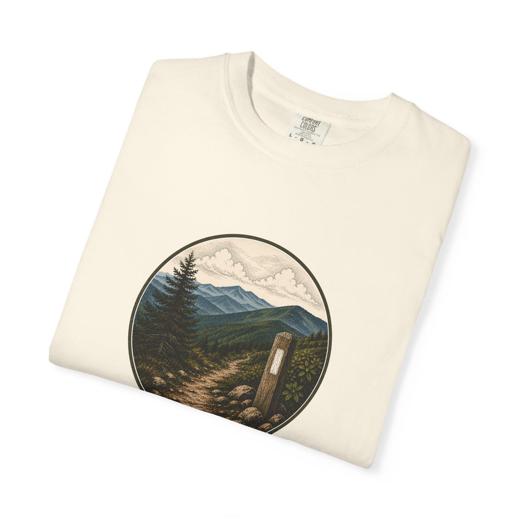 Trailside Scenic T-Shirt — Mountain Path Graphic