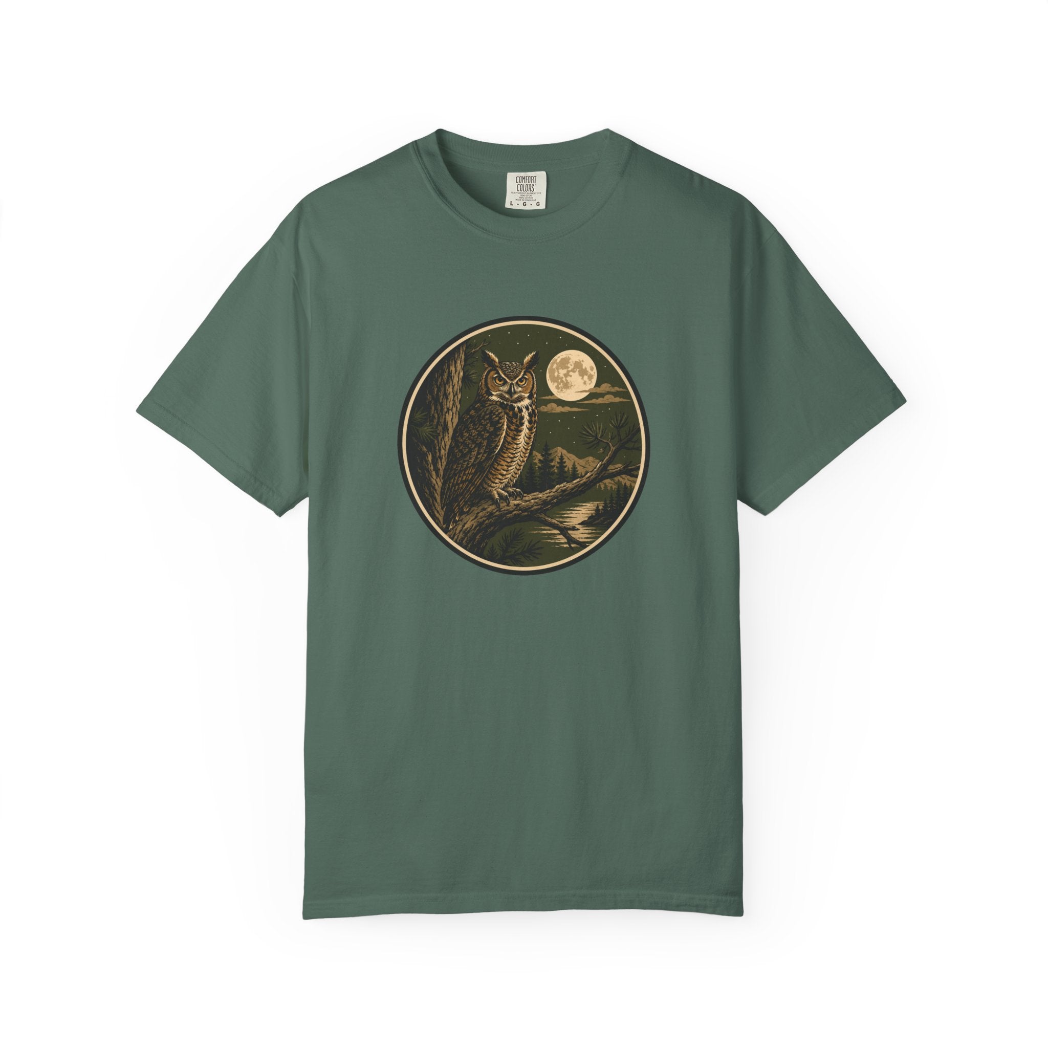 Owl Moon Nightscape T-Shirt