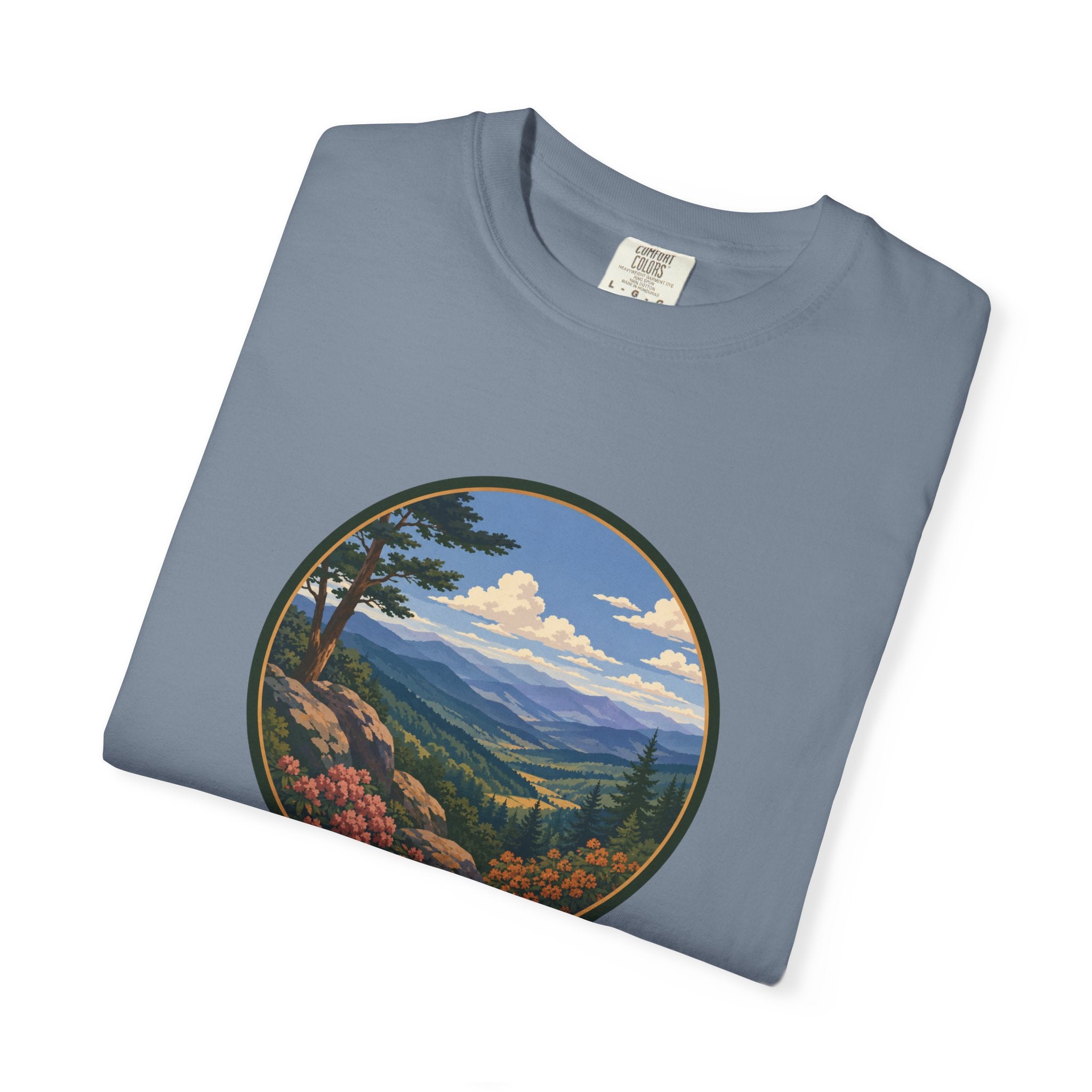 Beautiful Blue Ridge Mountain T-Shirt — Scenic Mountain Landscape Graphic Tee