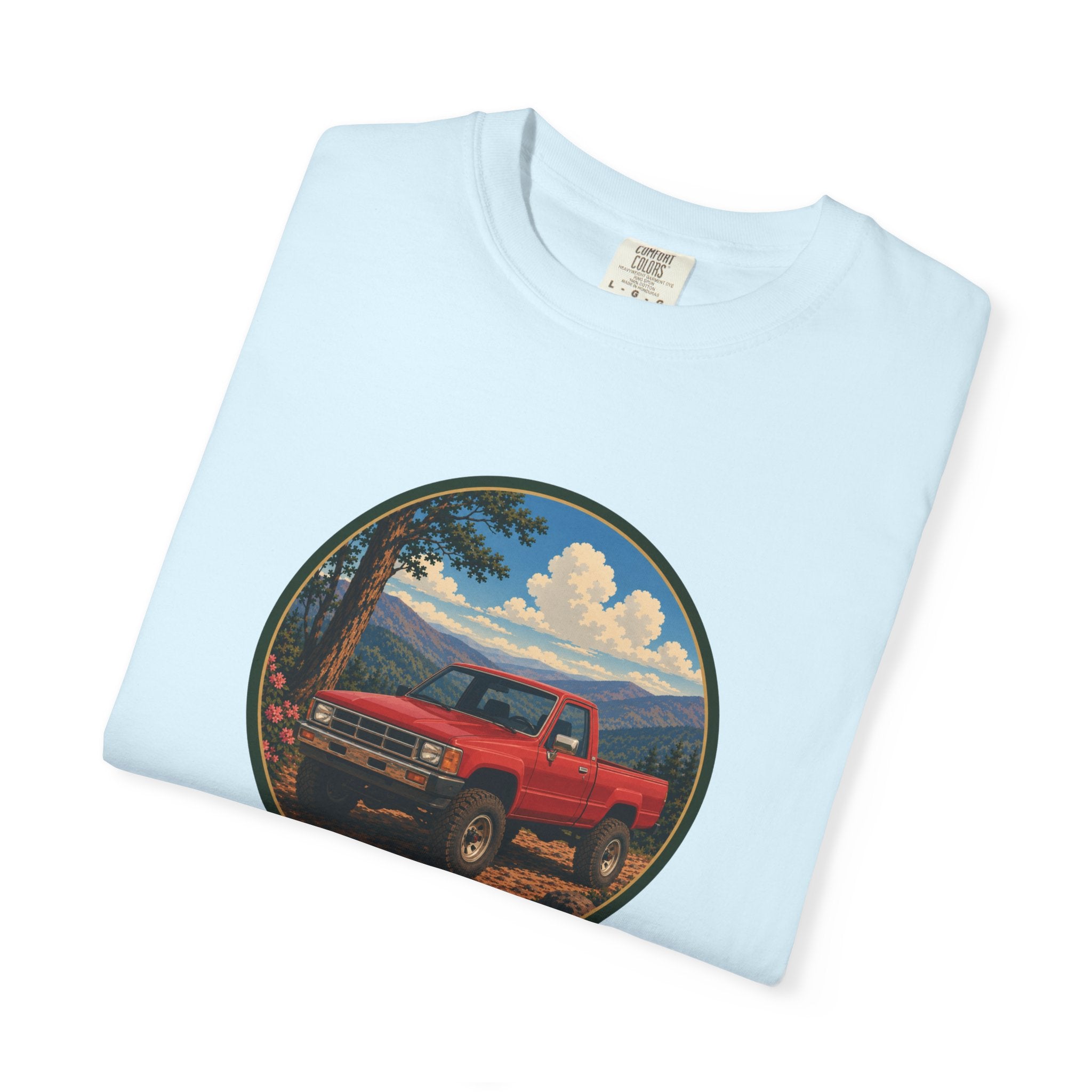 Adventure Truck T-Shirt — Vintage Red 4x4 Off-Road Graphic Tee