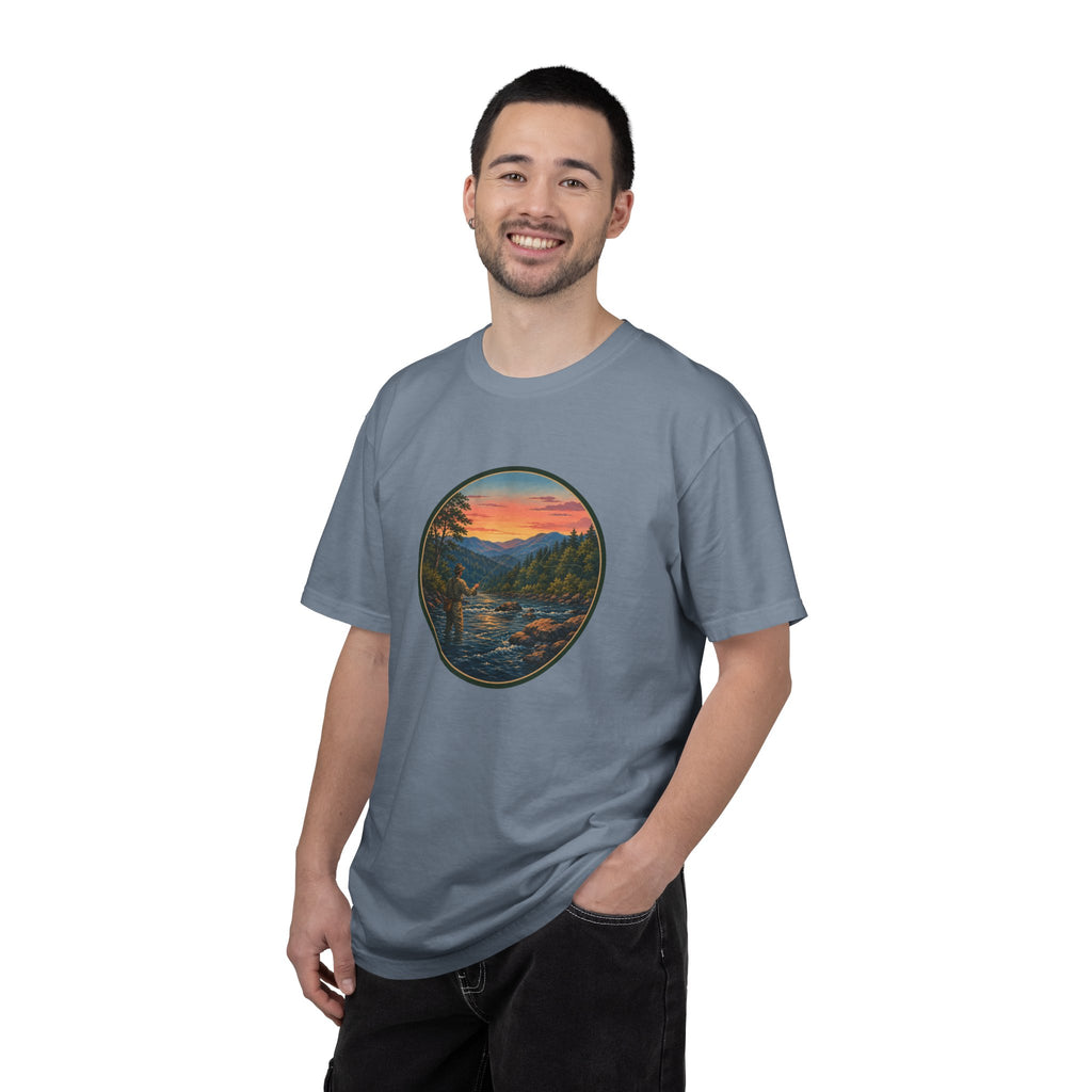 Sunset River Fly Fishing T-Shirt