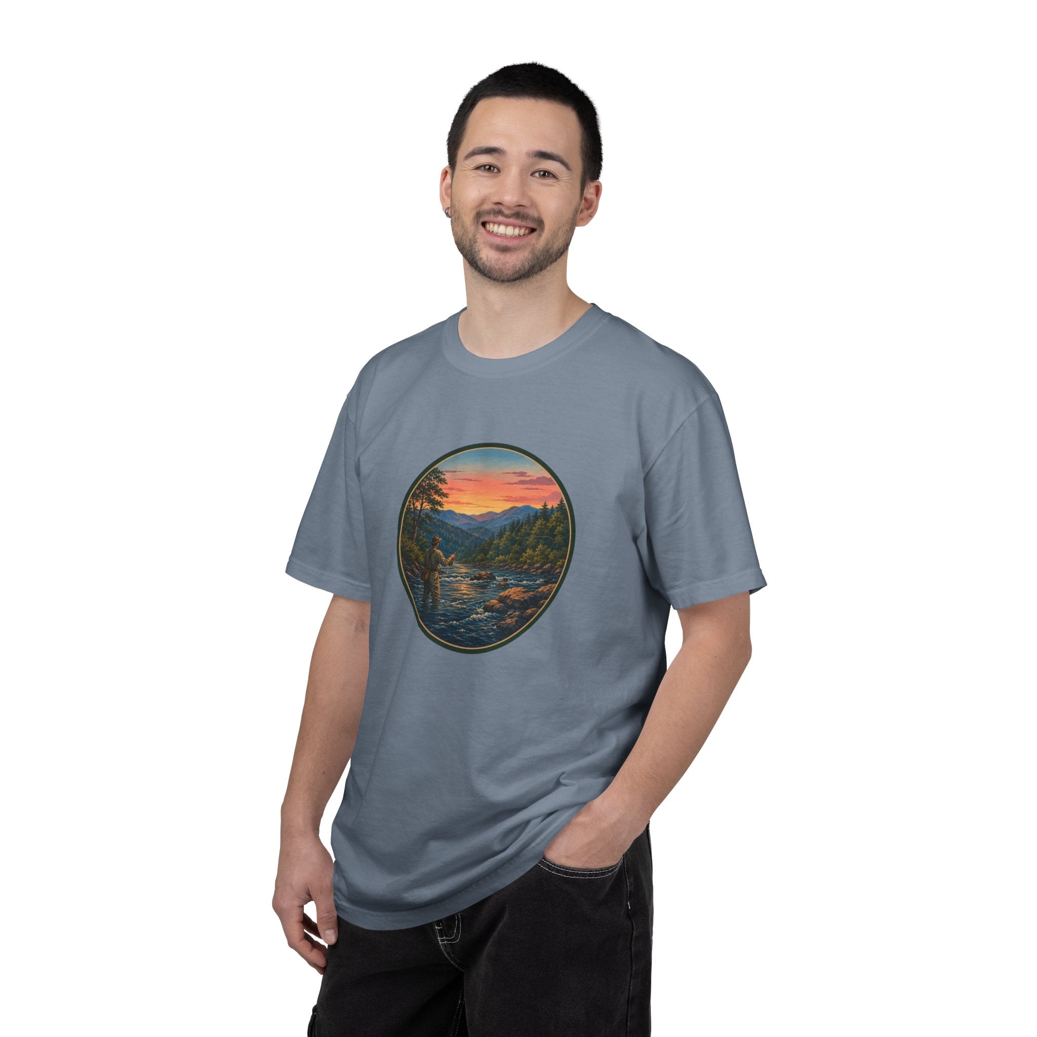 Sunset River Fly Fishing T-Shirt